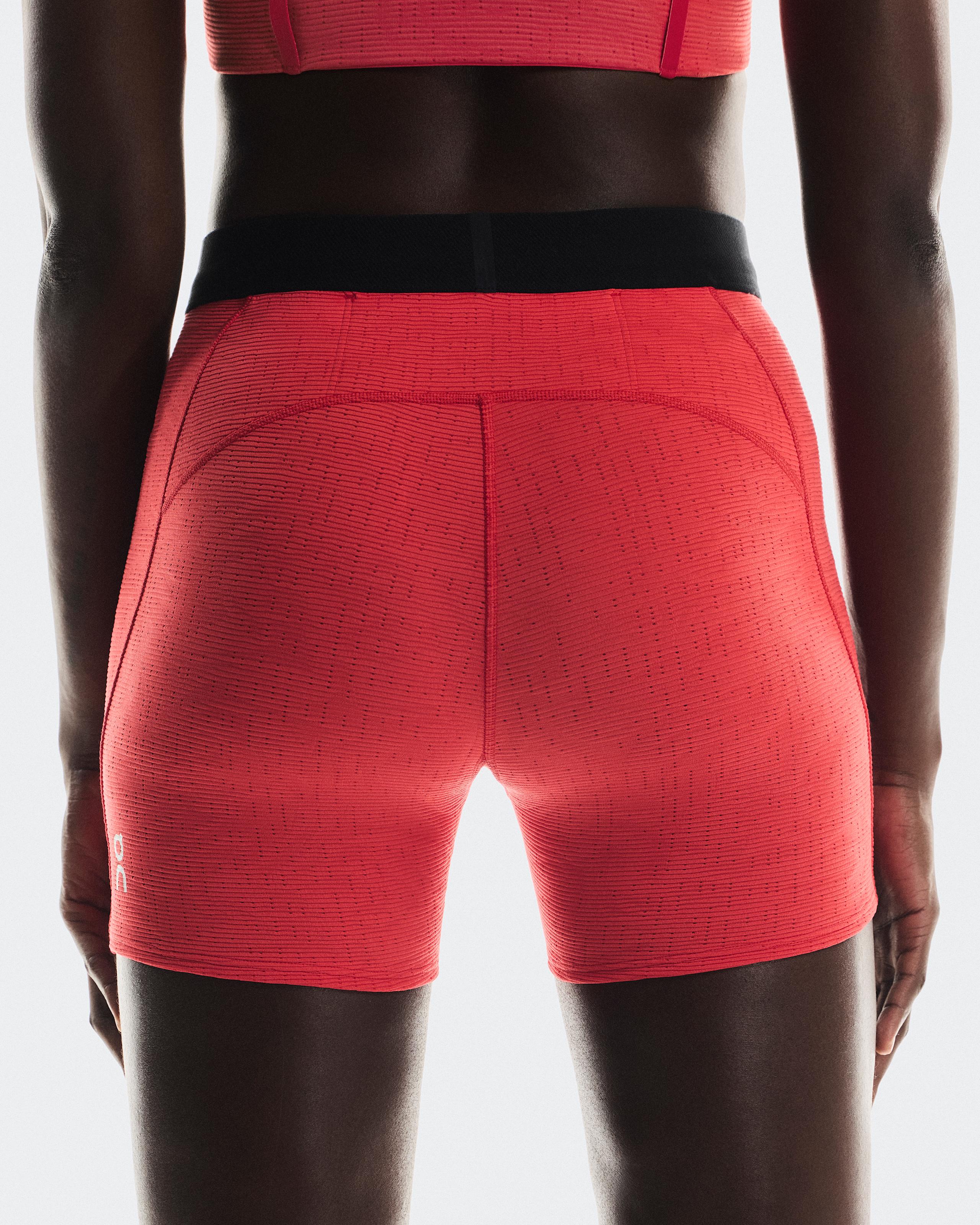 Женские тайтсы On Pace Tights Short, Red — фото 7