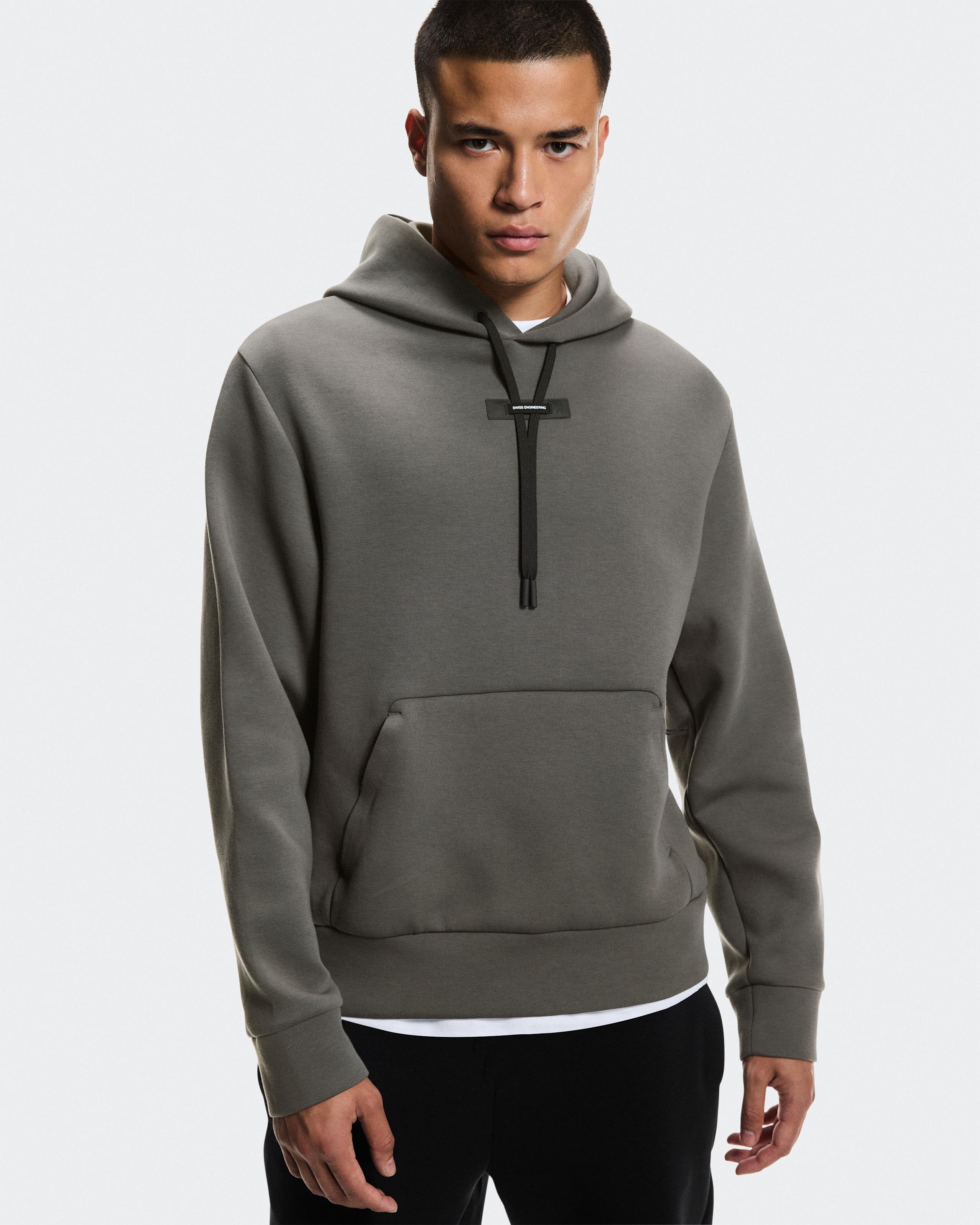 Мужское худи On Focus Tech Hoodie, Shadow — фото 3