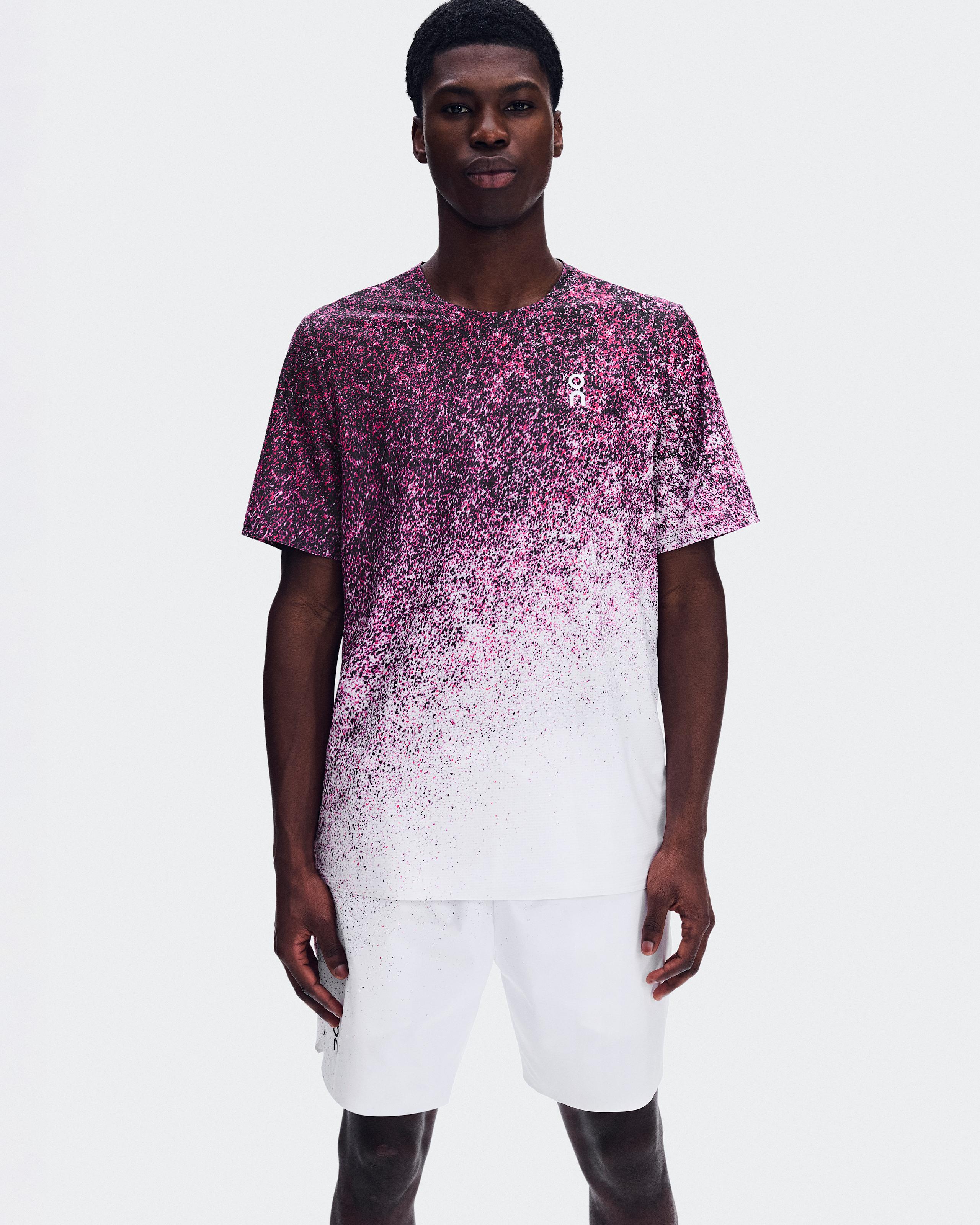 Мужская футболка On Court-T Fade, Nebula / White — фото 2