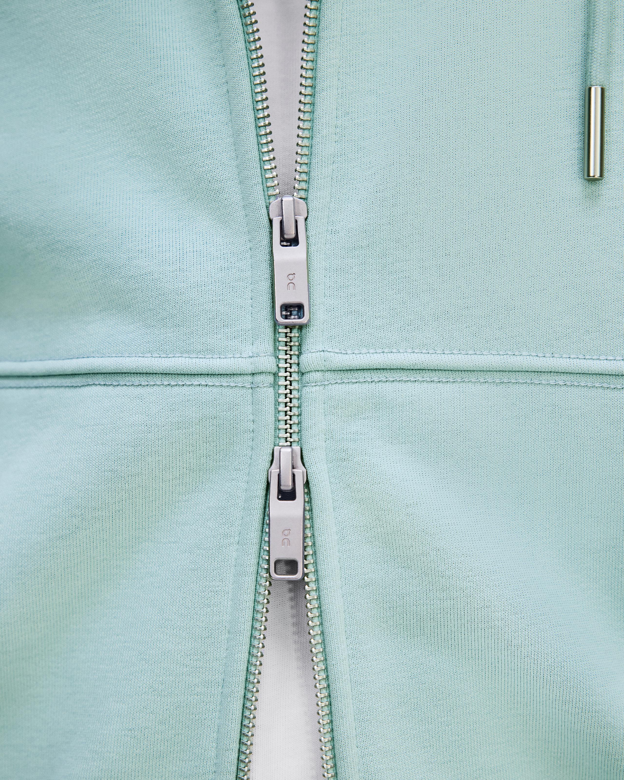 Мужская толстовка On Club Collective Full Zip Hoodie, зелёно-серый Brook — фото 5