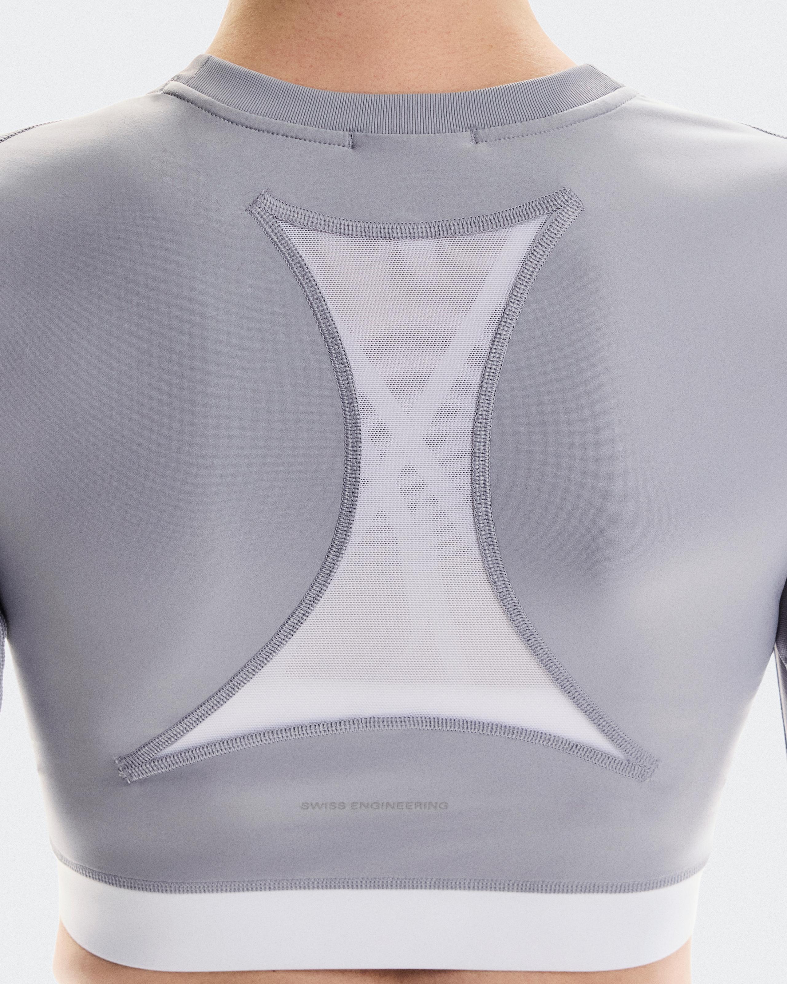 Женский лонгслив On Train Long Sleeve Crop, Lilac — фото 5