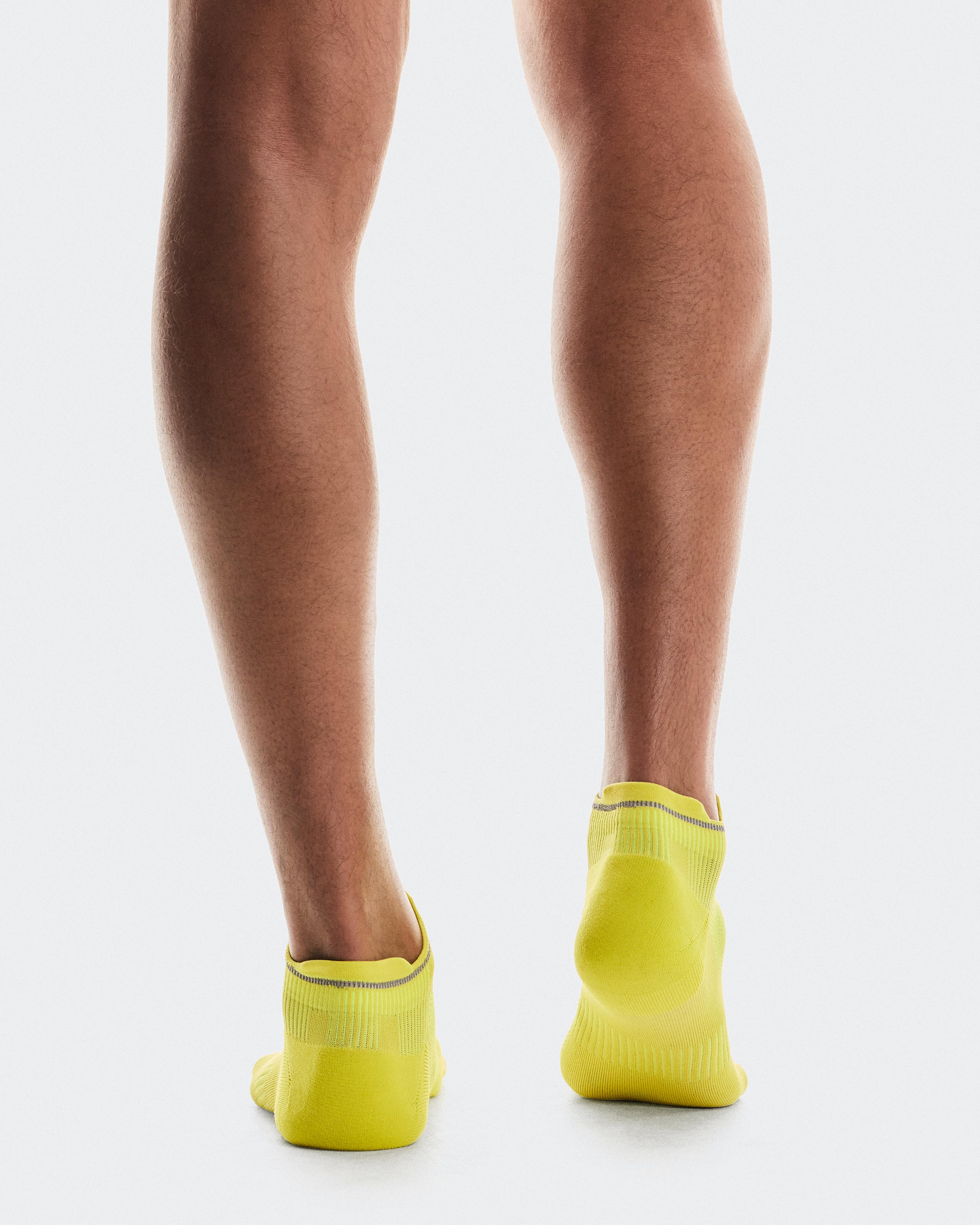 Носки On Elite Run Sock Low, Lime — фото 3