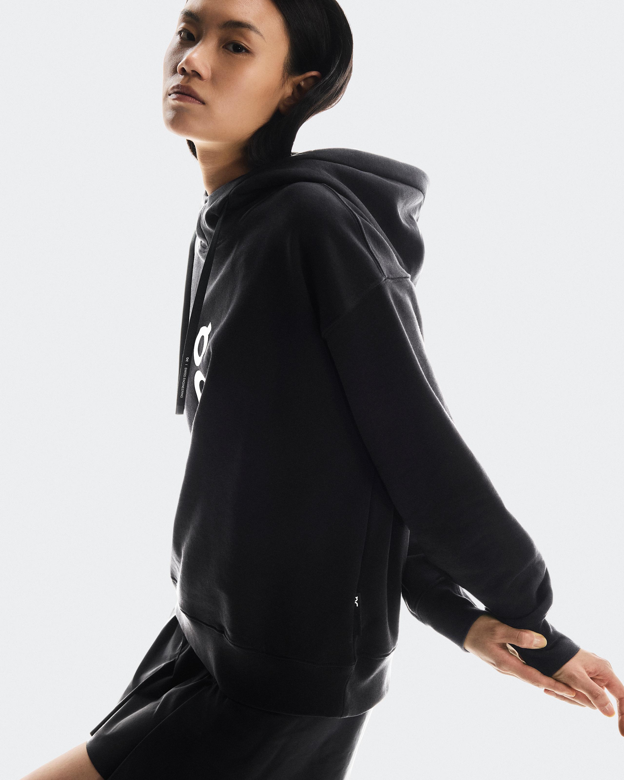 Женская худи On Club Hoodie Tennis, Black — фото 6