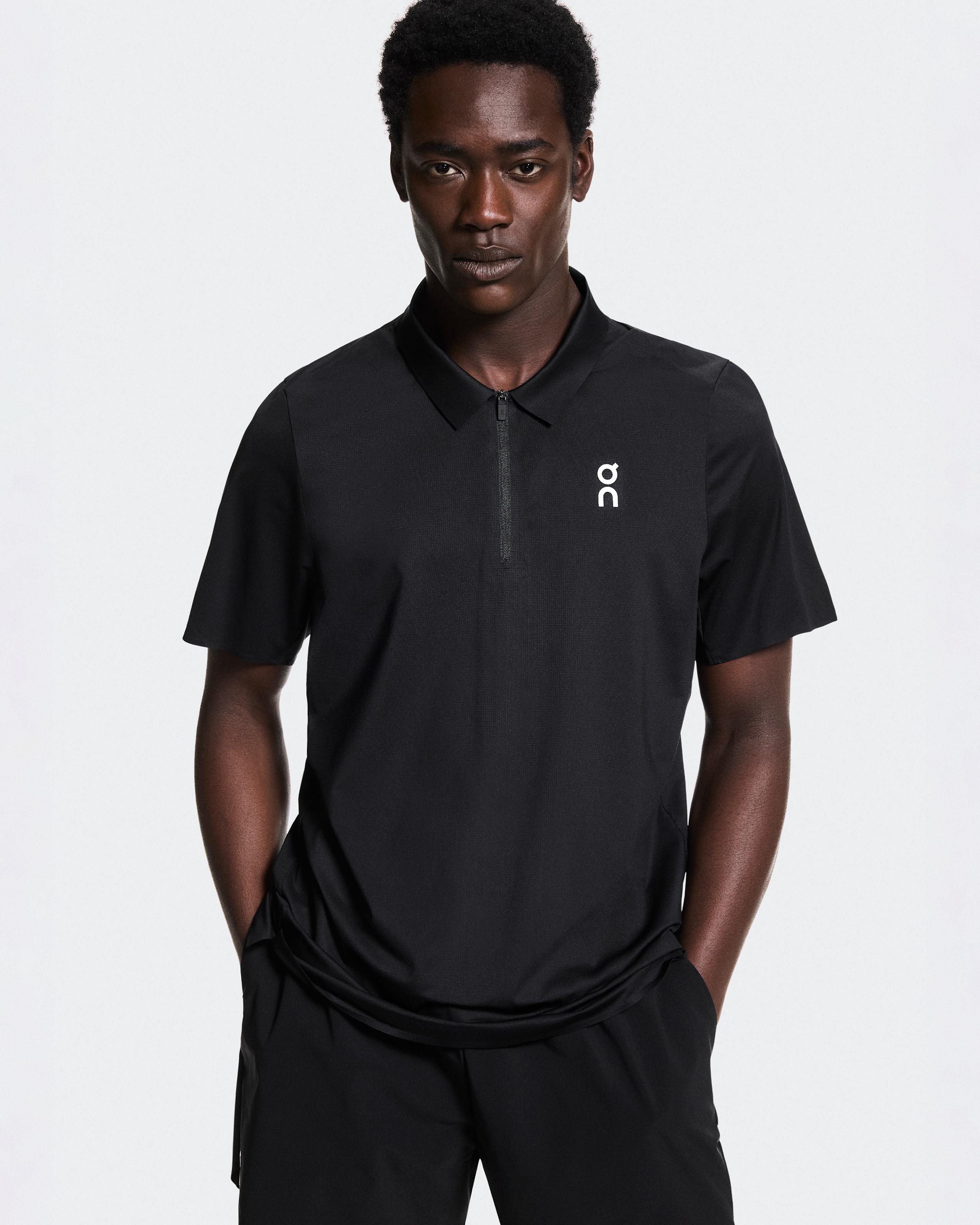 Мужское поло On Court Polo, Black — фото 3