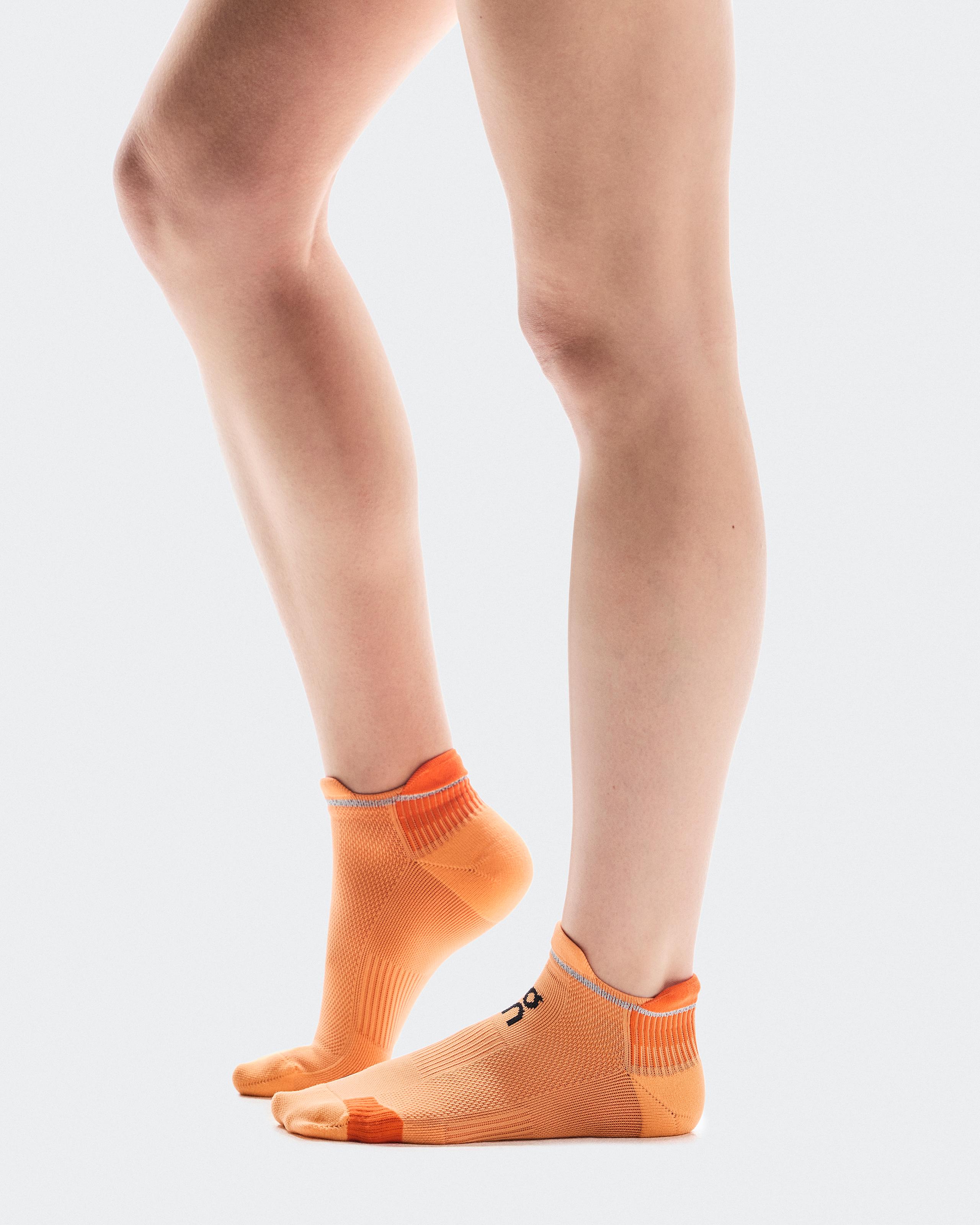 Носки Performance Run Sock Low, Tangerine / Flame — фото 2