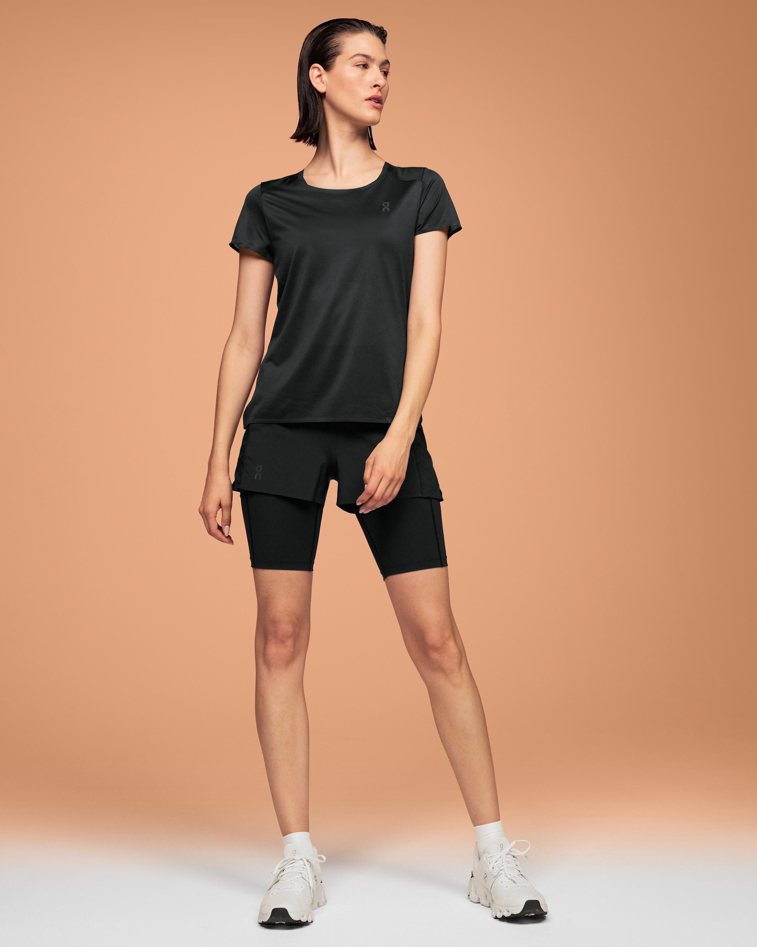 Женская футболка On Performance-T, Black/Dark — фото 2