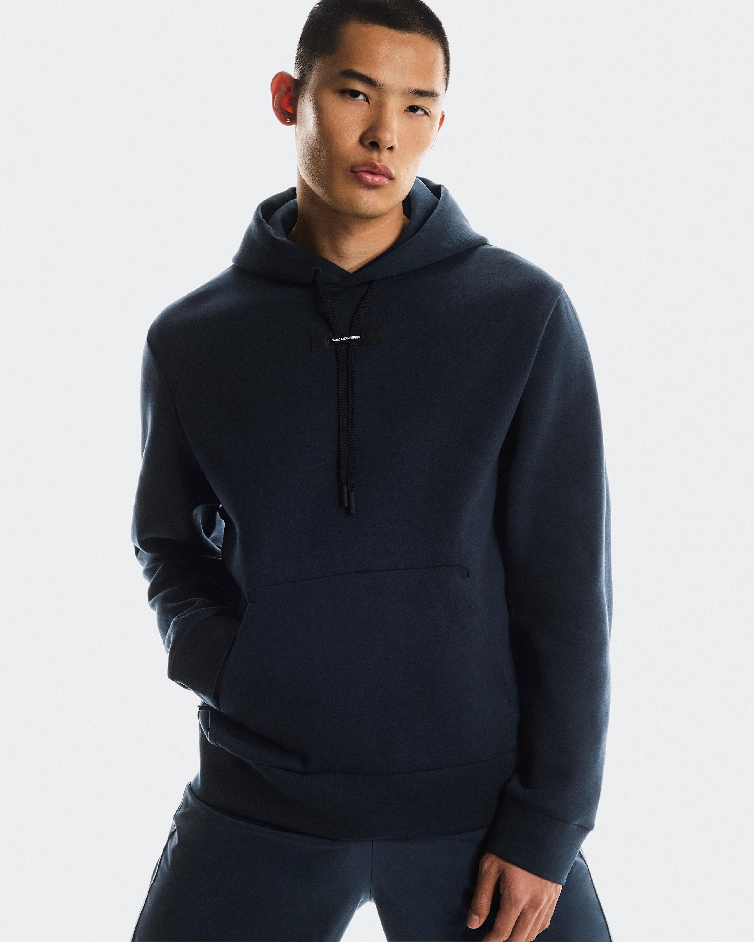 Мужское худи On Focus Tech Hoodie, Navy — фото 3