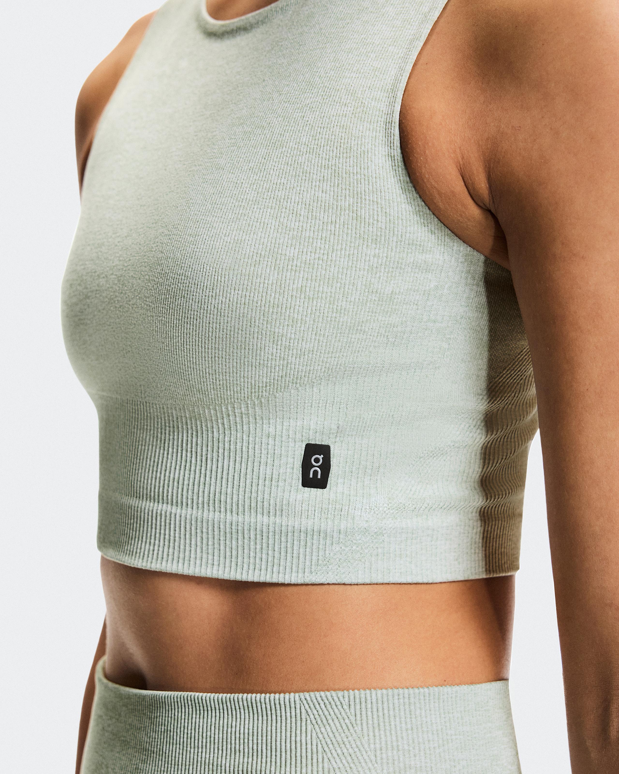 Женский топ On Studio Knit Crop, Mineral Heather — фото 5