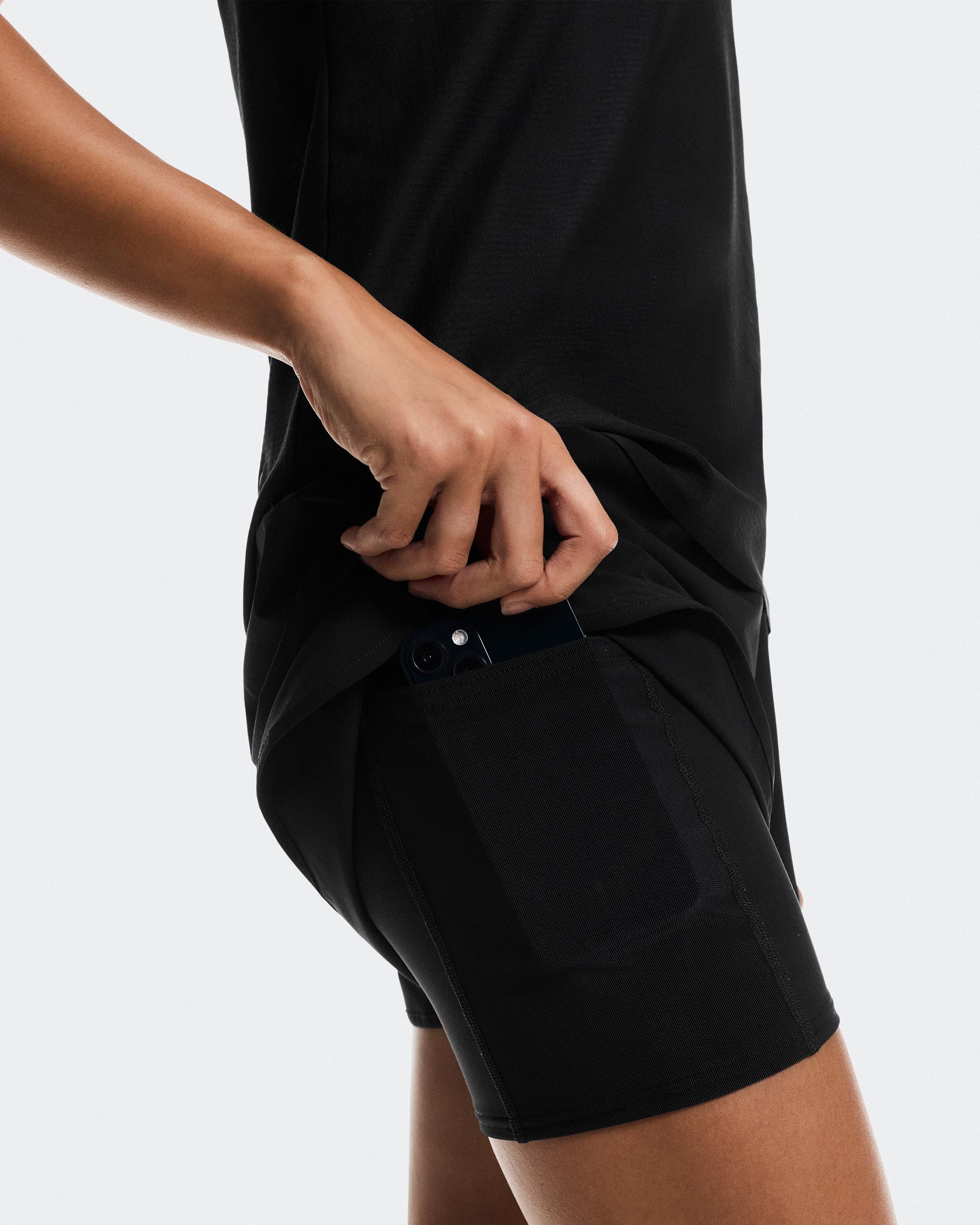 Женские шорты 3" Court Shorts 2-in-1, цвет чёрный (Black) — фото 7