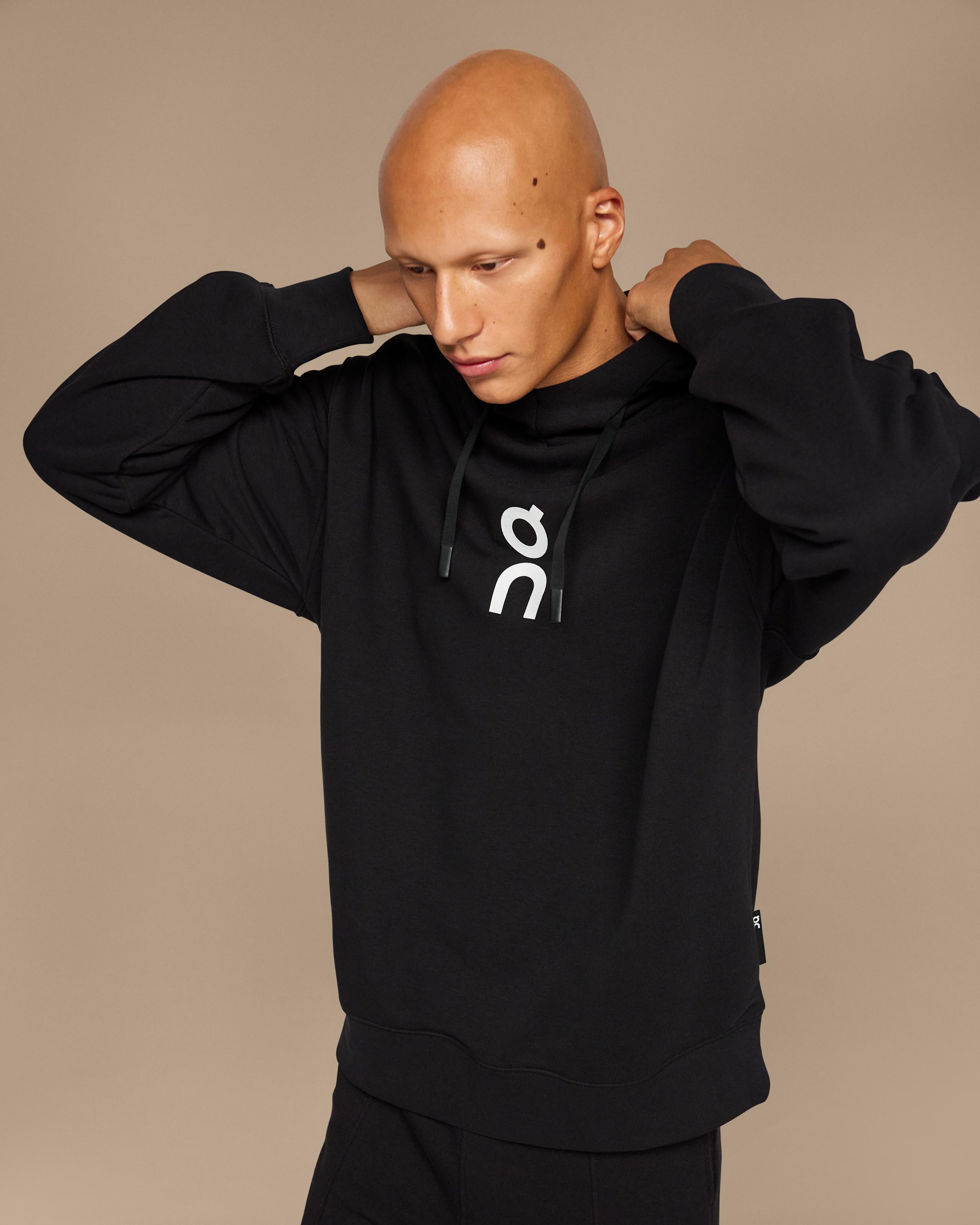 Мужское худи On Club Hoodie, Black — фото 2