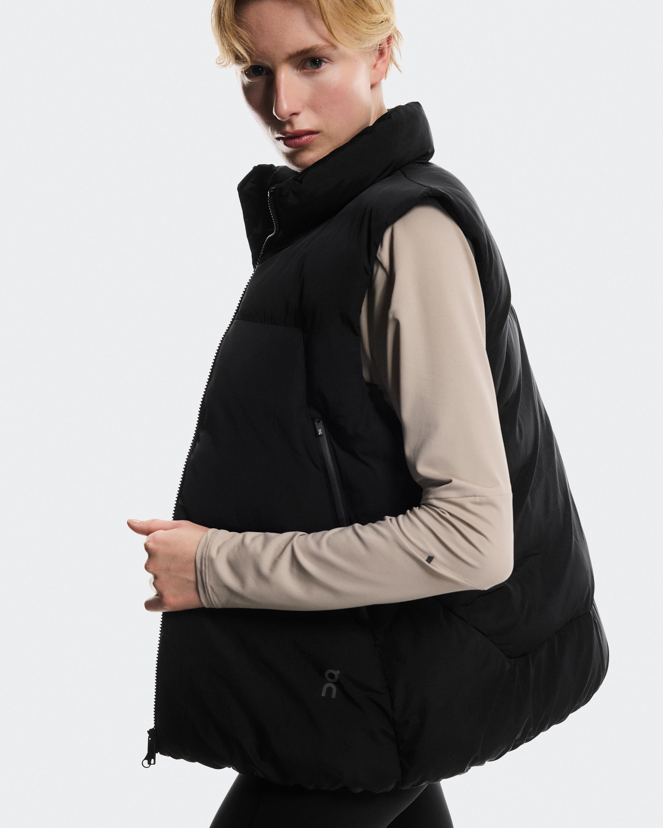 Женский утеплённый жилет All-Day Puffer Vest, чёрный — фото 4