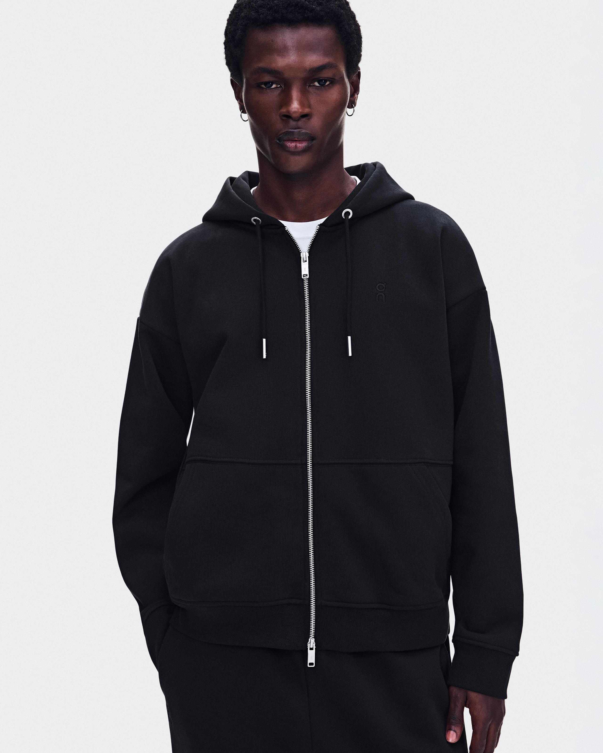 Мужская толстовка On Club Collective Full Zip Hoodie, чёрный — фото 7