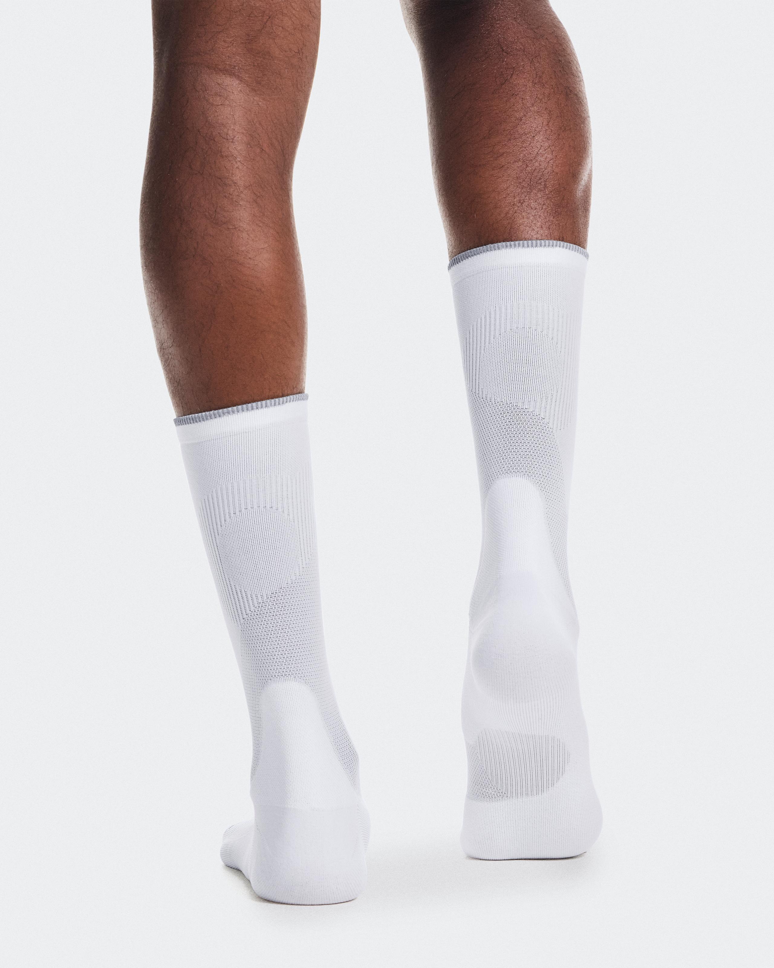 Носки Elite Run Sock High Hyper, белые — фото 3