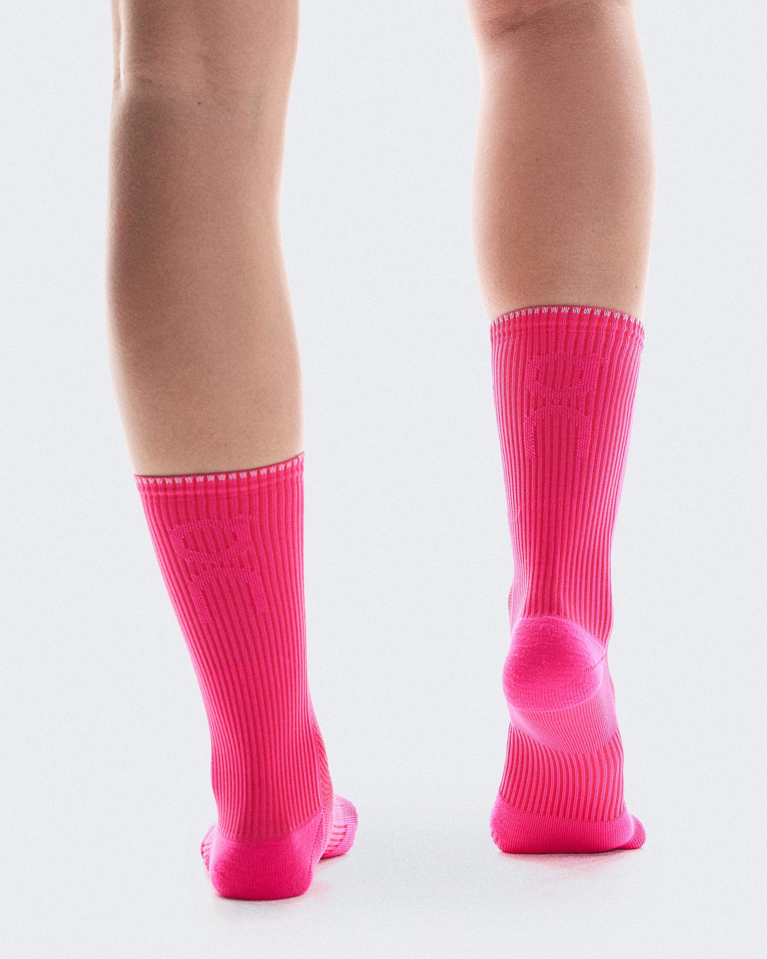 Носки Performance Run Sock High, Pink / Red — фото 3