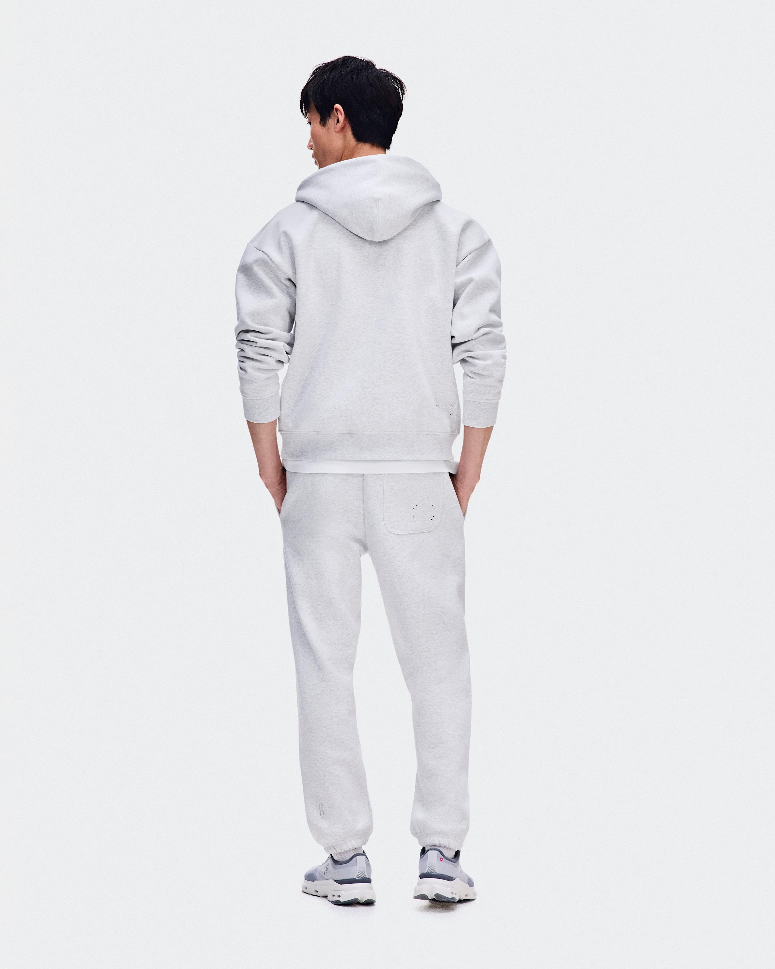 Мужская толстовка On Club Collective Full Zip Hoodie, серо-коричневый Crater — фото 3