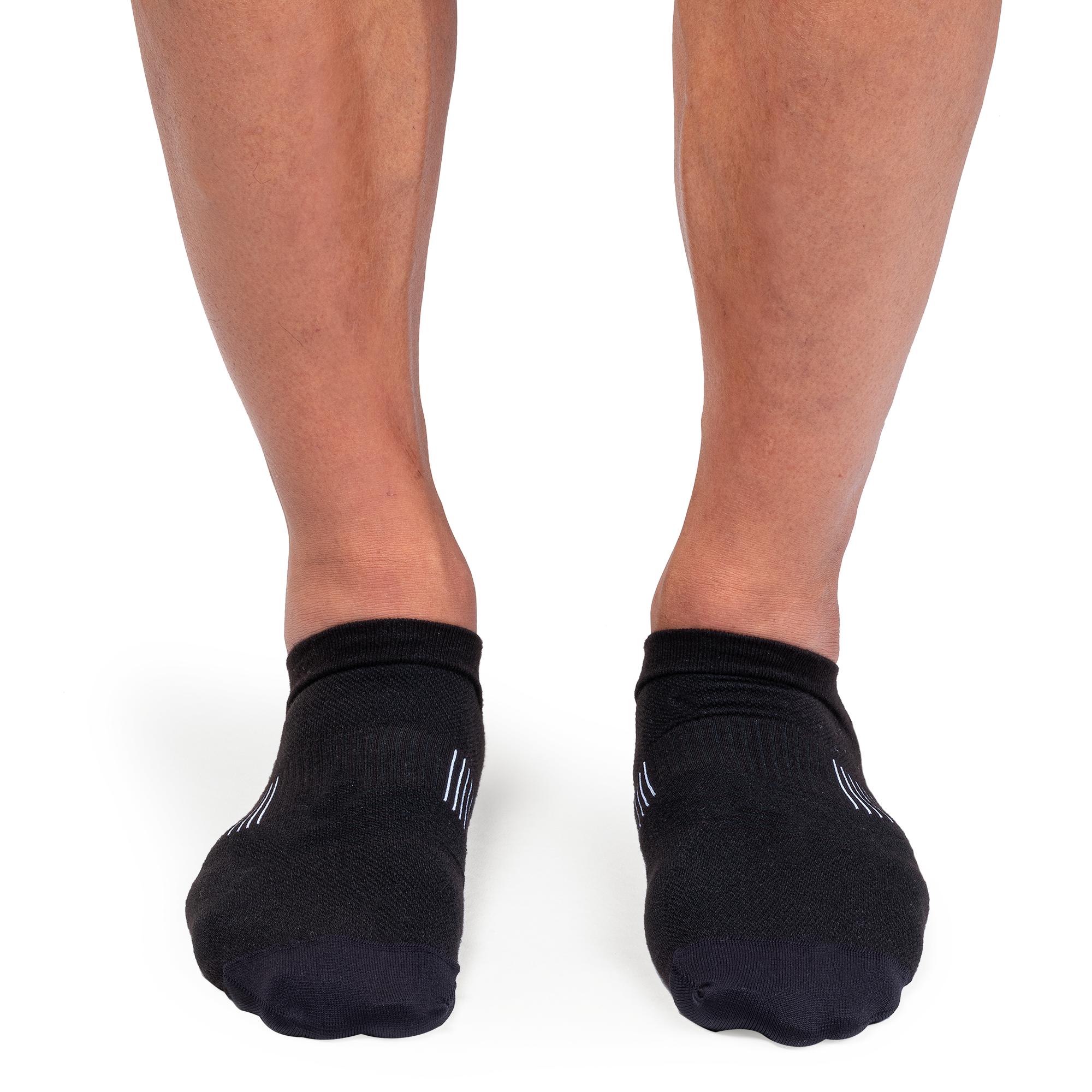 Мужские носки Ultralight Low Sock, чёрный/белый — фото 3