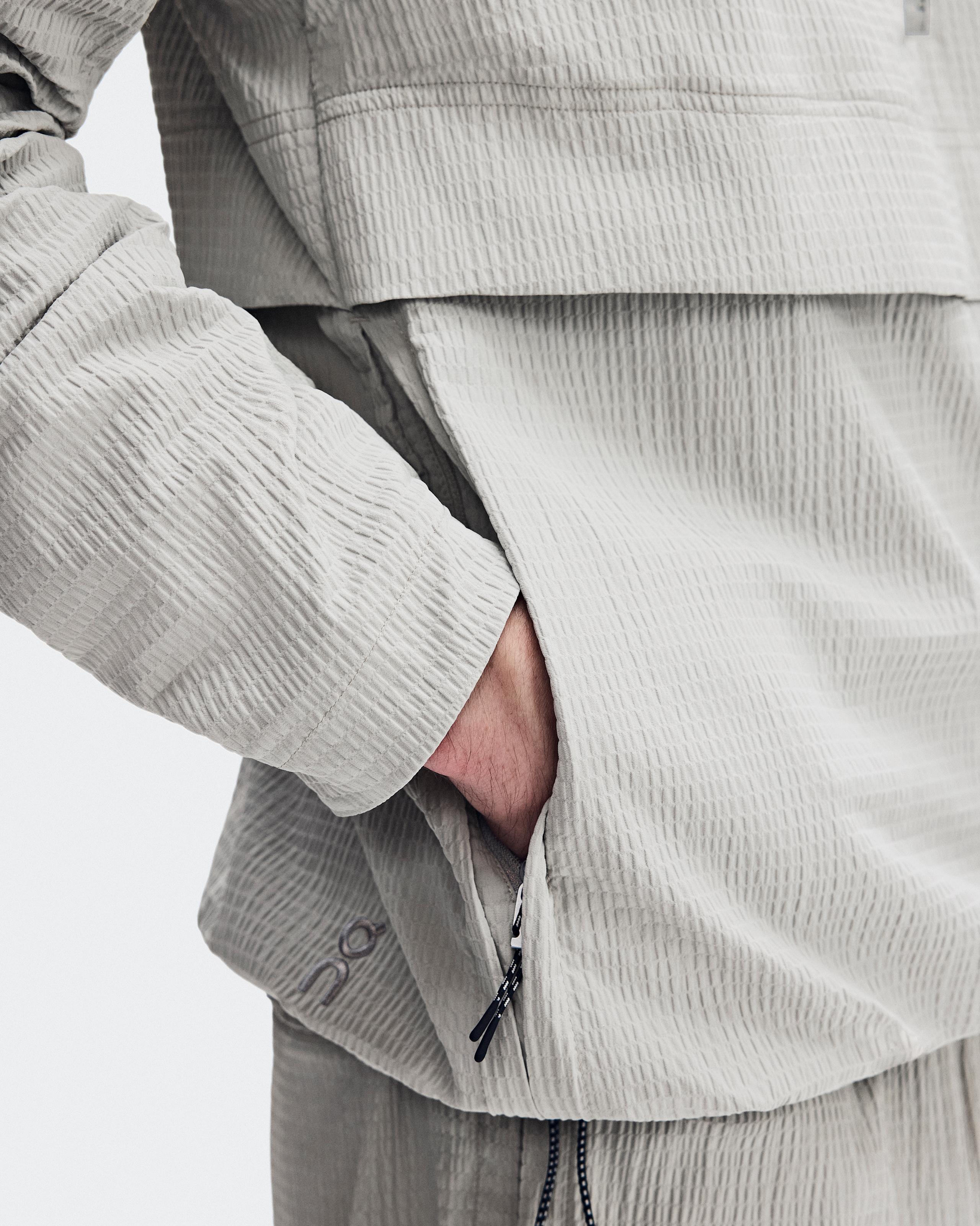 Джемпер On Courtside 1/2 Zip Eaze мужской, дымчато-серый (Brume) — фото 5