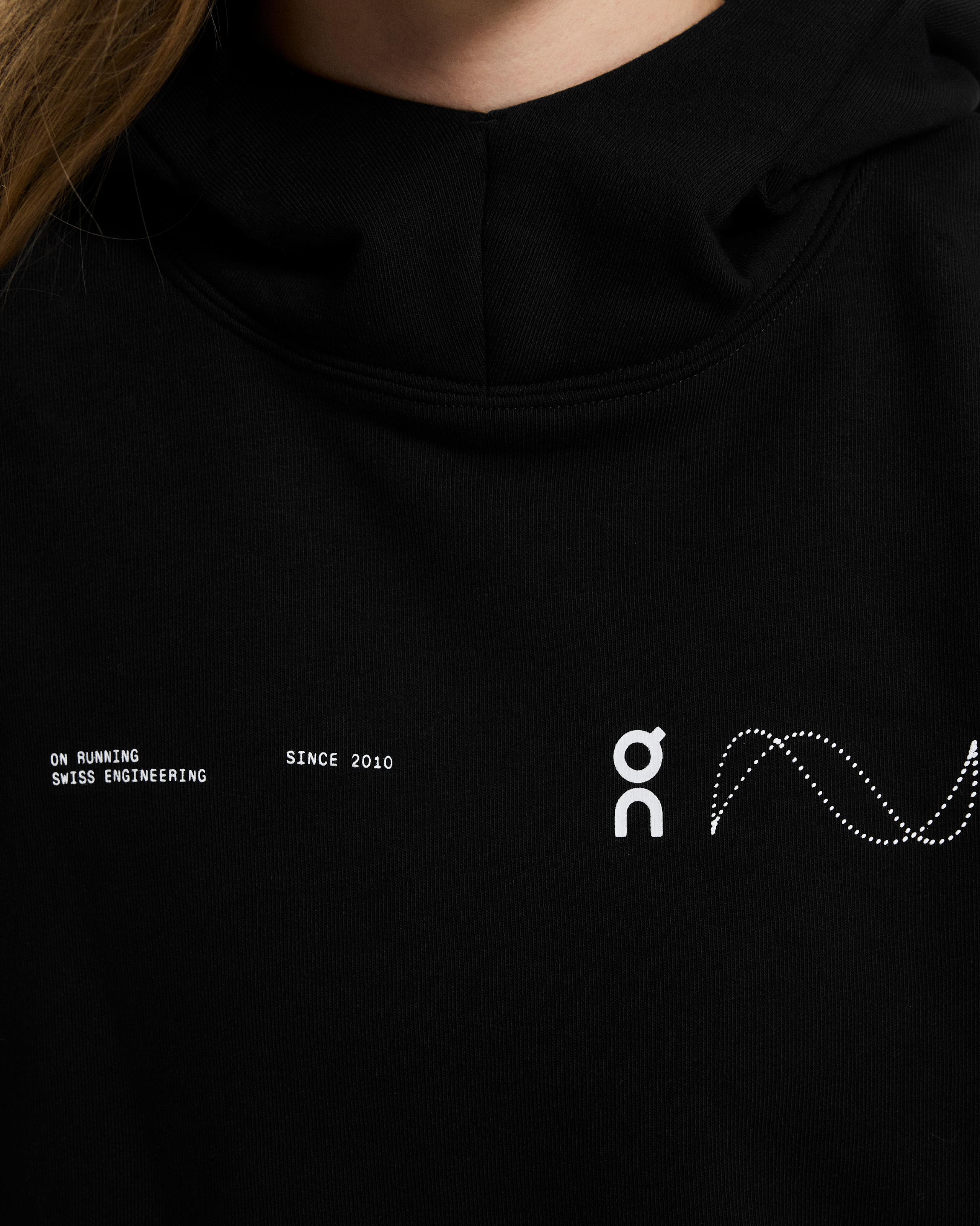 Женская худи On Club Hoodie Avant, Black — фото 7