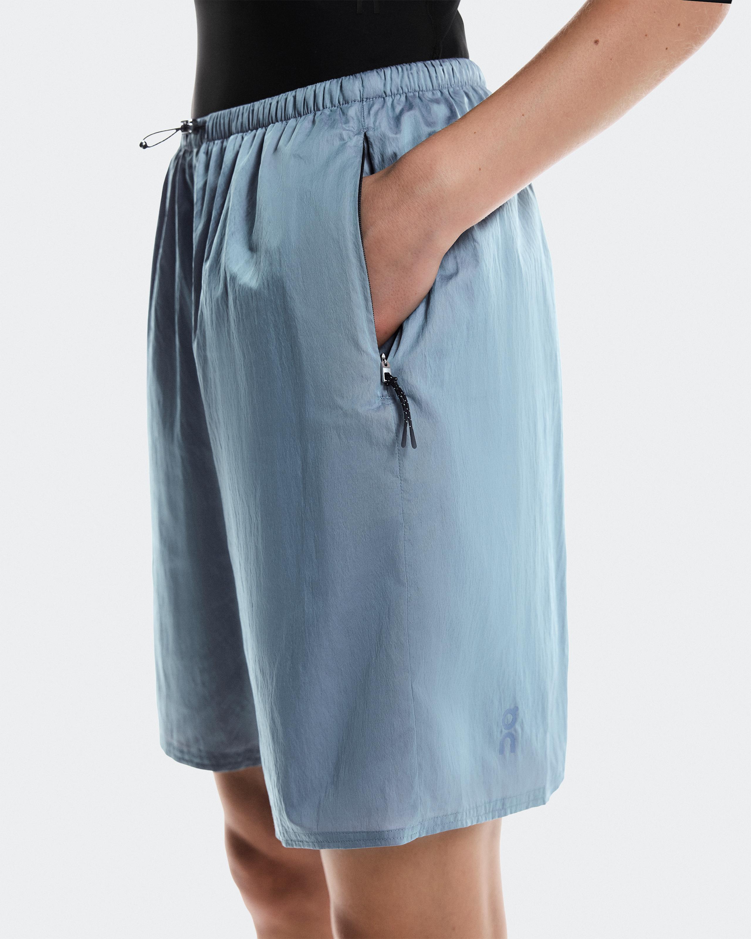 Женские шорты On Track Shorts, Arctic / Pink — фото 6