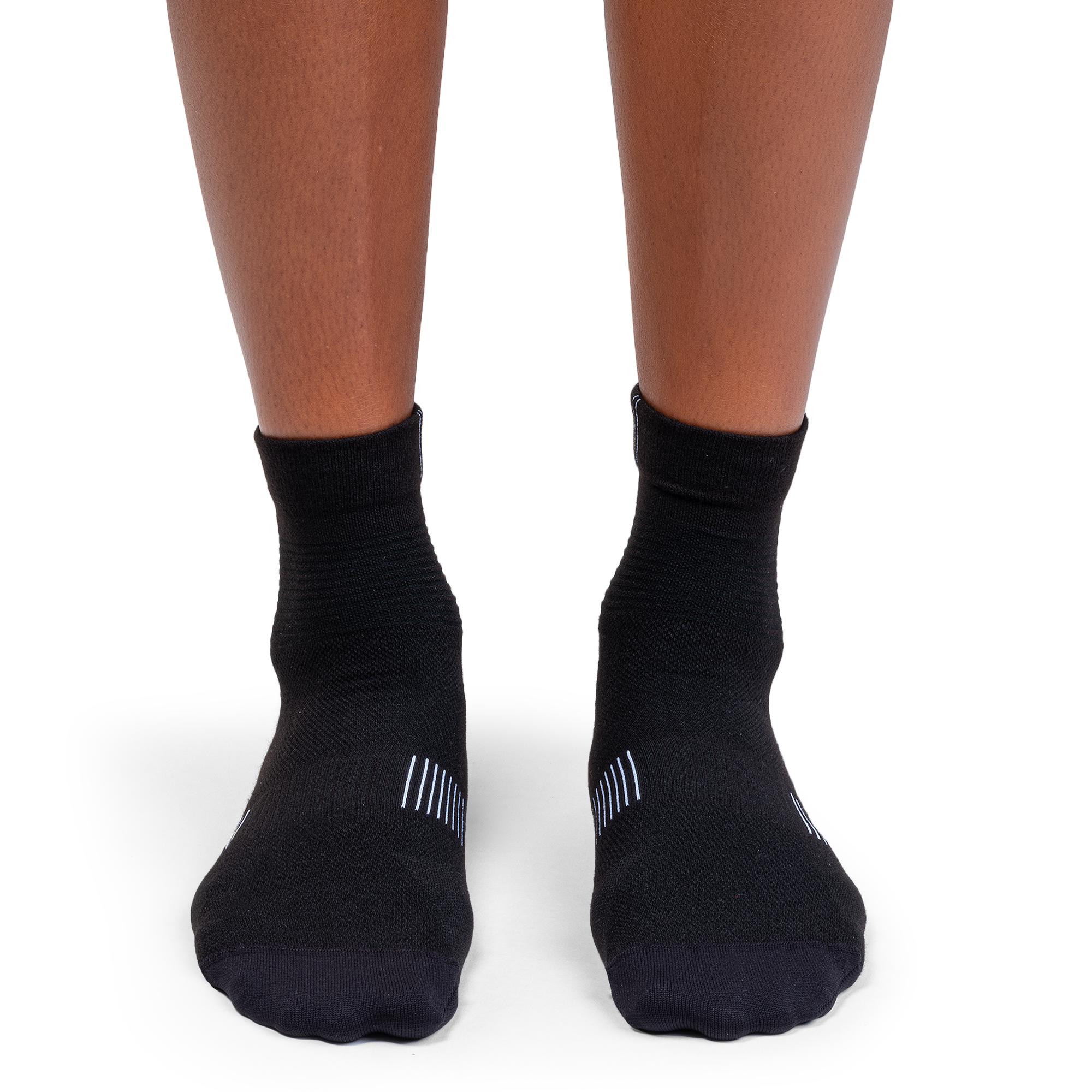 Женские носки Ultralight Mid Sock, чёрный/белый — фото 3