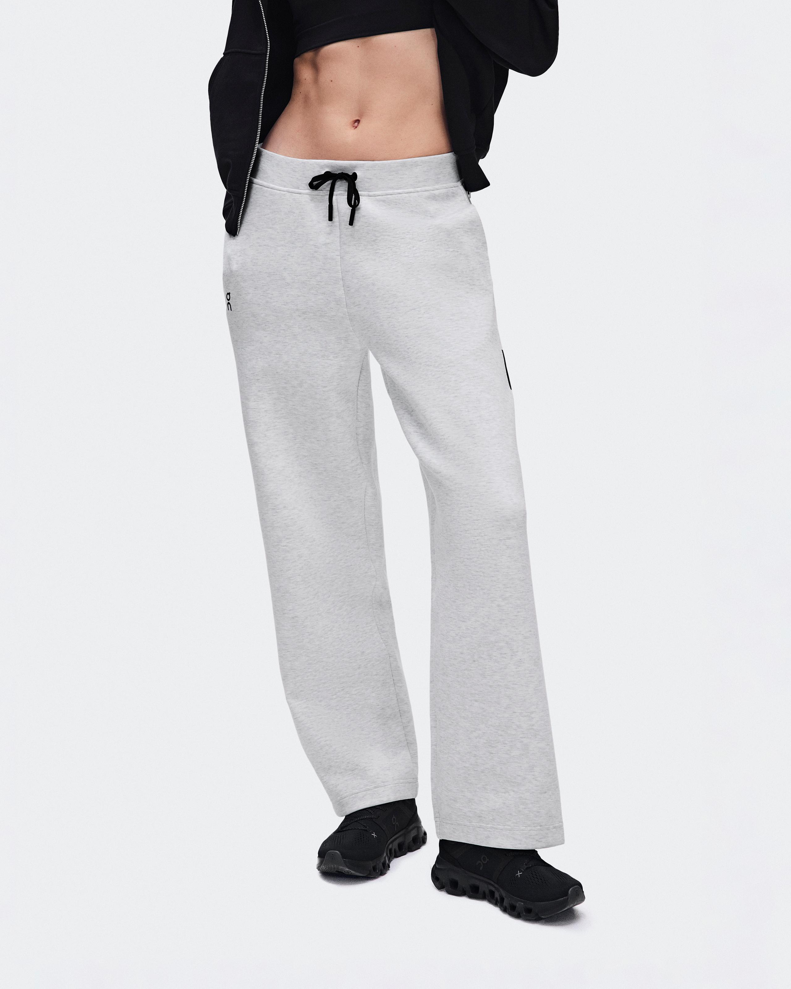 Брюки On Focus Tech Sweatpants женские, серо-коричневый (Crater) — фото 4