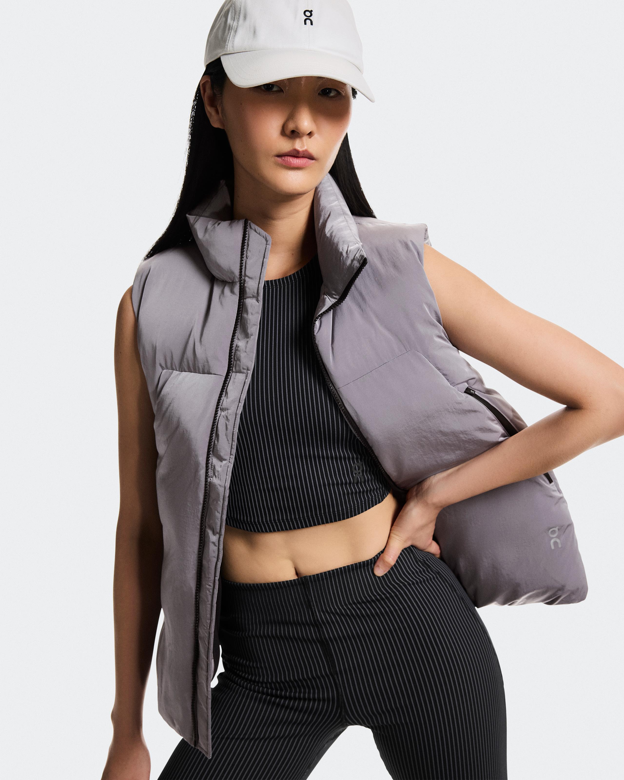 Женский утеплённый жилет All-Day Puffer Vest, сиреневый (Lilac) — фото 8