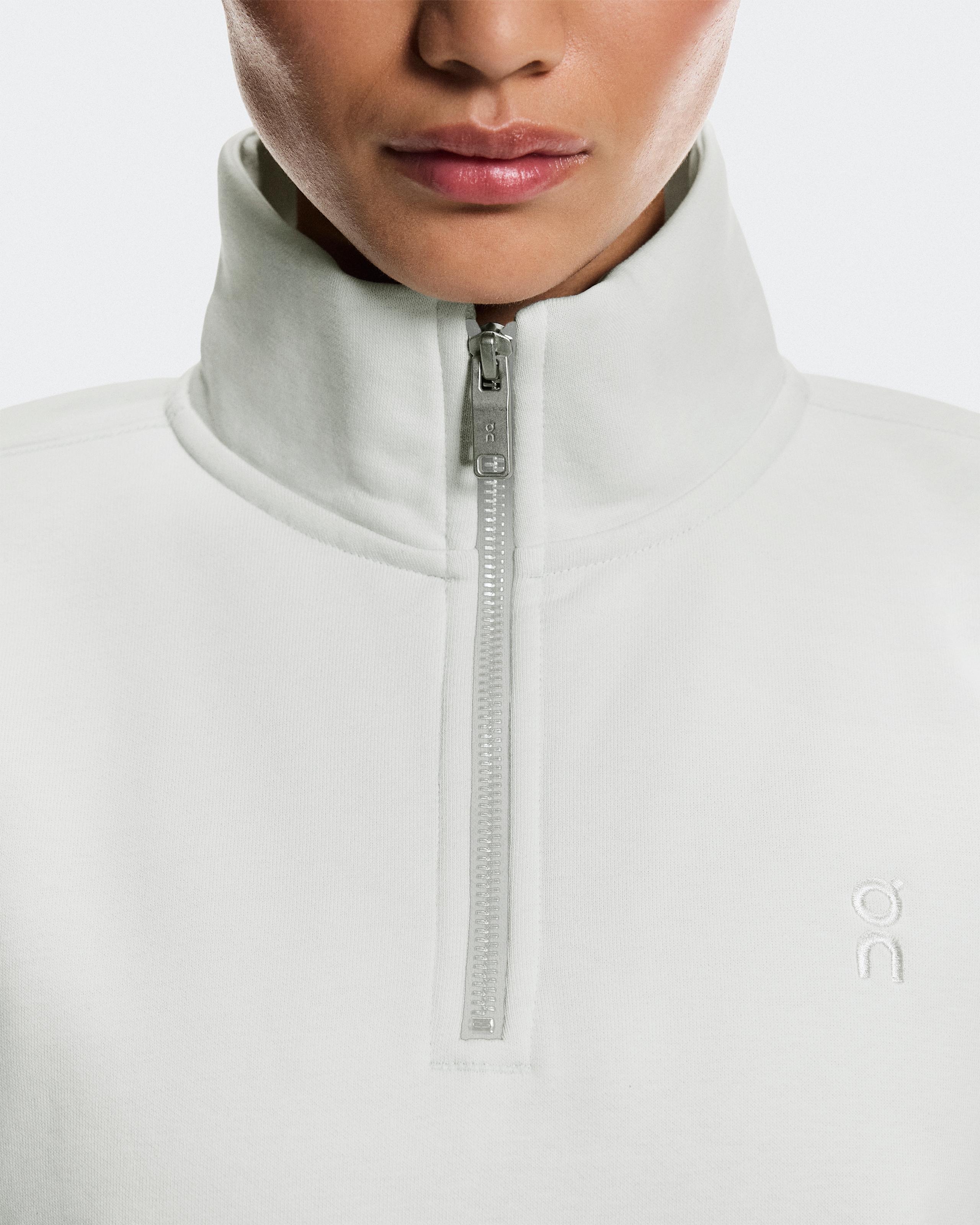 Женская олимпийка On Club Collective 1/4 Zip, бледно-голубая — фото 6