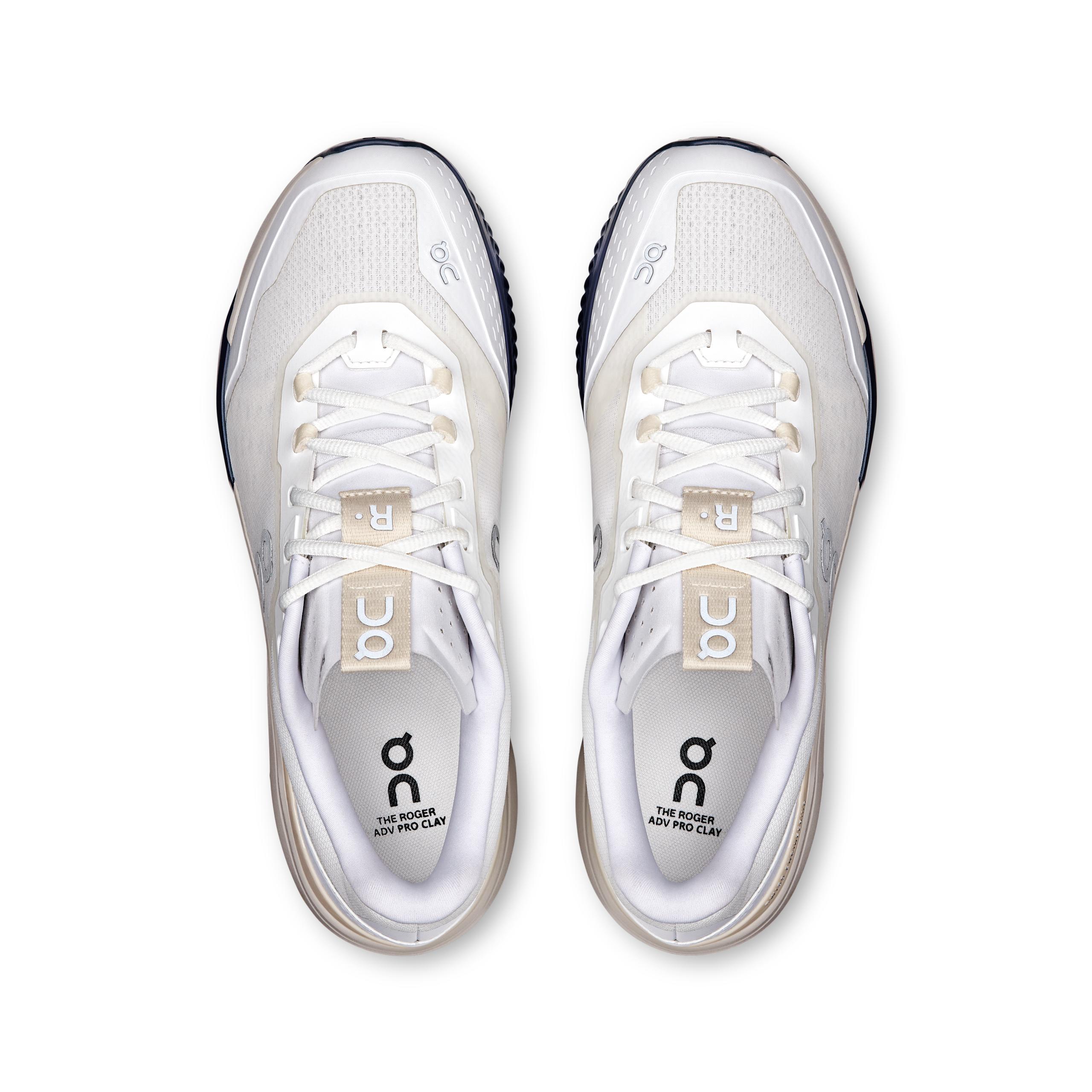 Мужские кроссовки On THE ROGER Advantage Pro Clay, White / Cream — фото 2