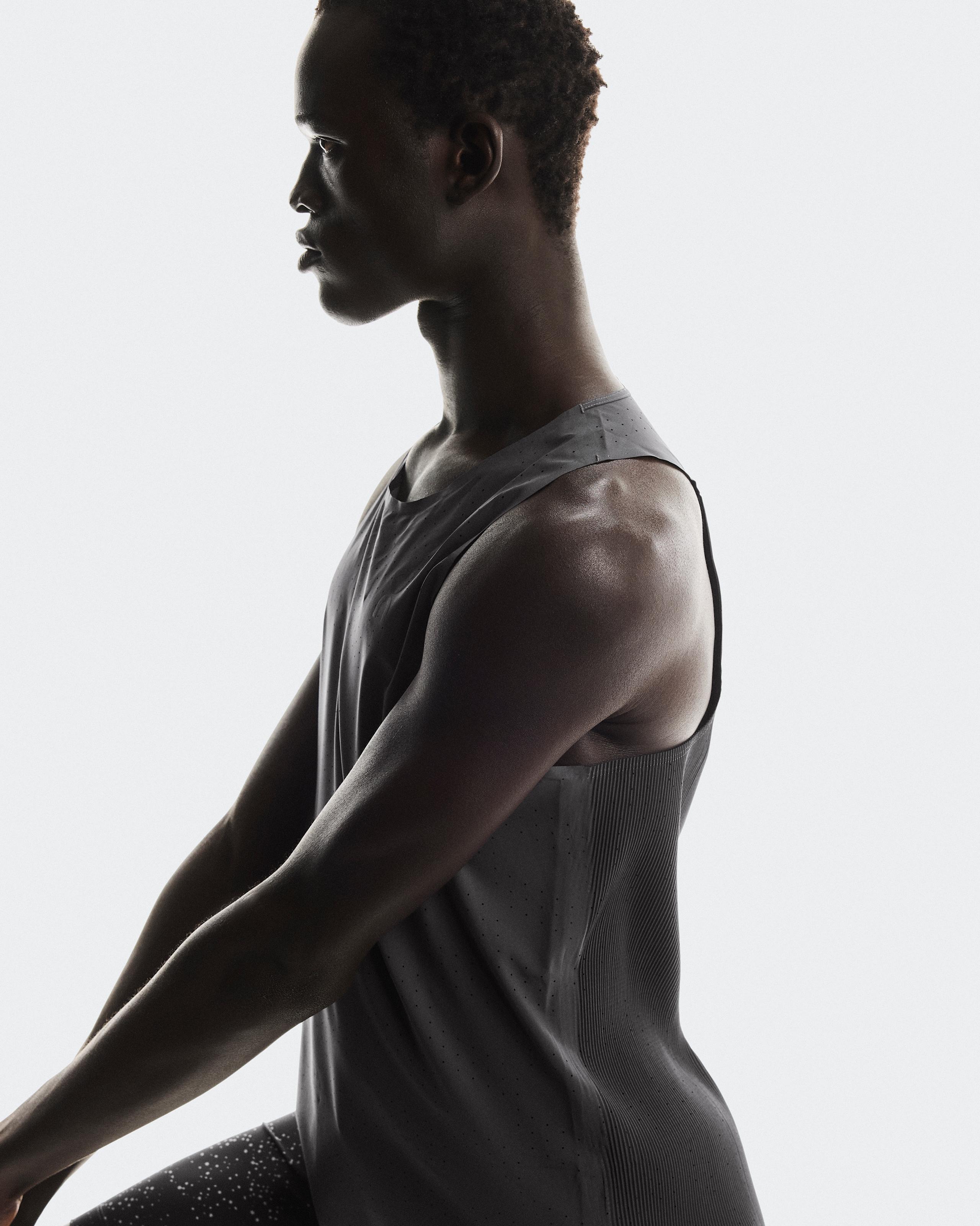 Мужская майка On Race Singlet, Iron — фото 6