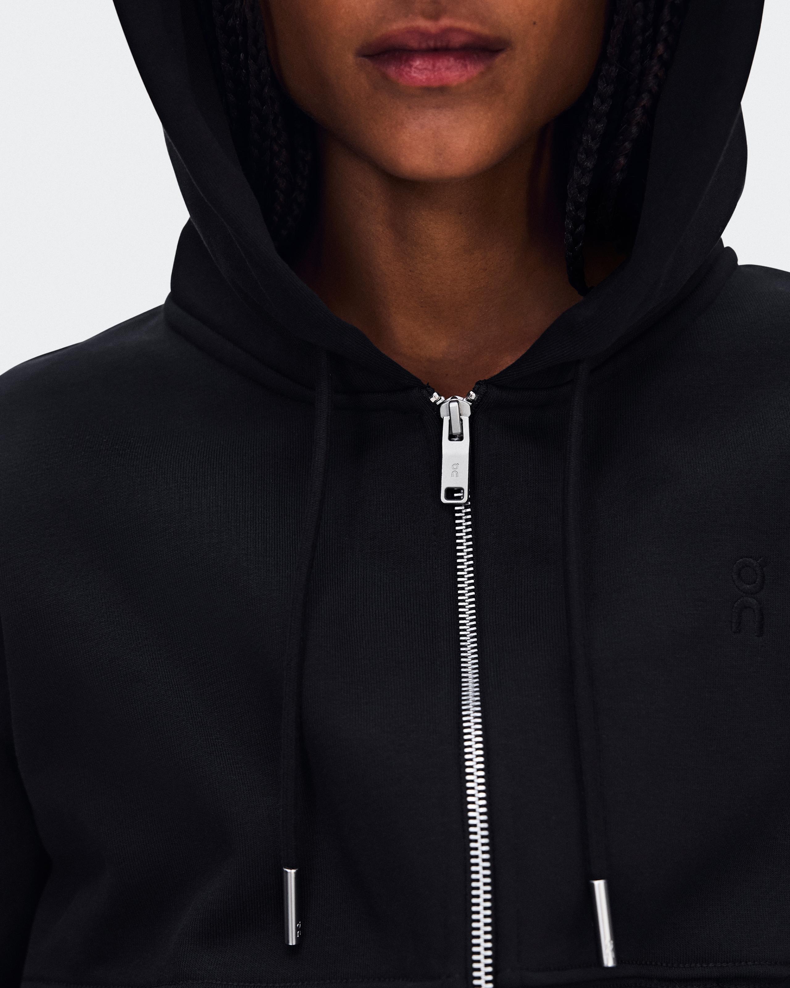 Женская толстовка On Club Collective Full Zip Hoodie, чёрный — фото 3