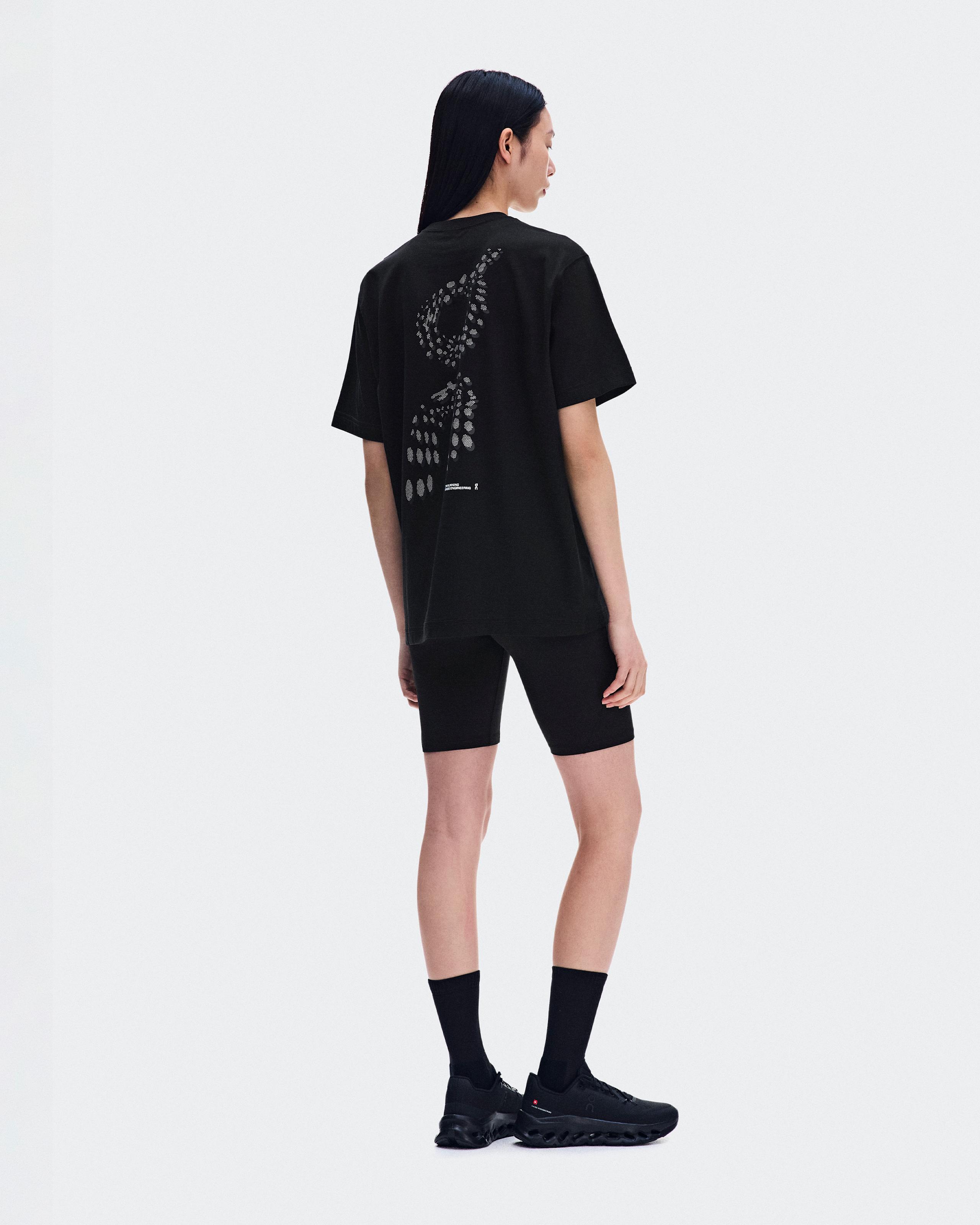 Женская футболка On Club Collective-T Runner, Black — фото 3
