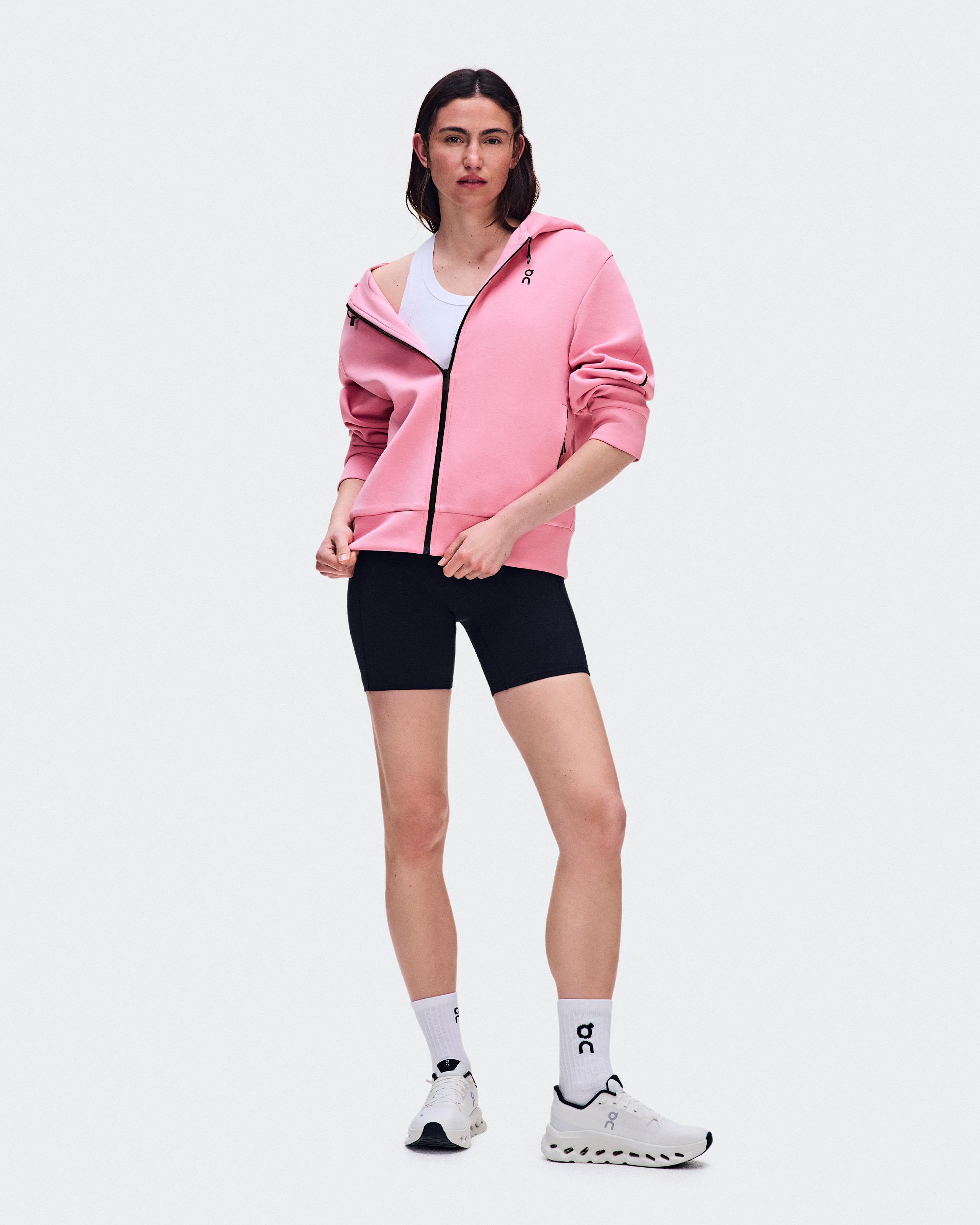 Focus Tech Zip Hoodie Magnolia