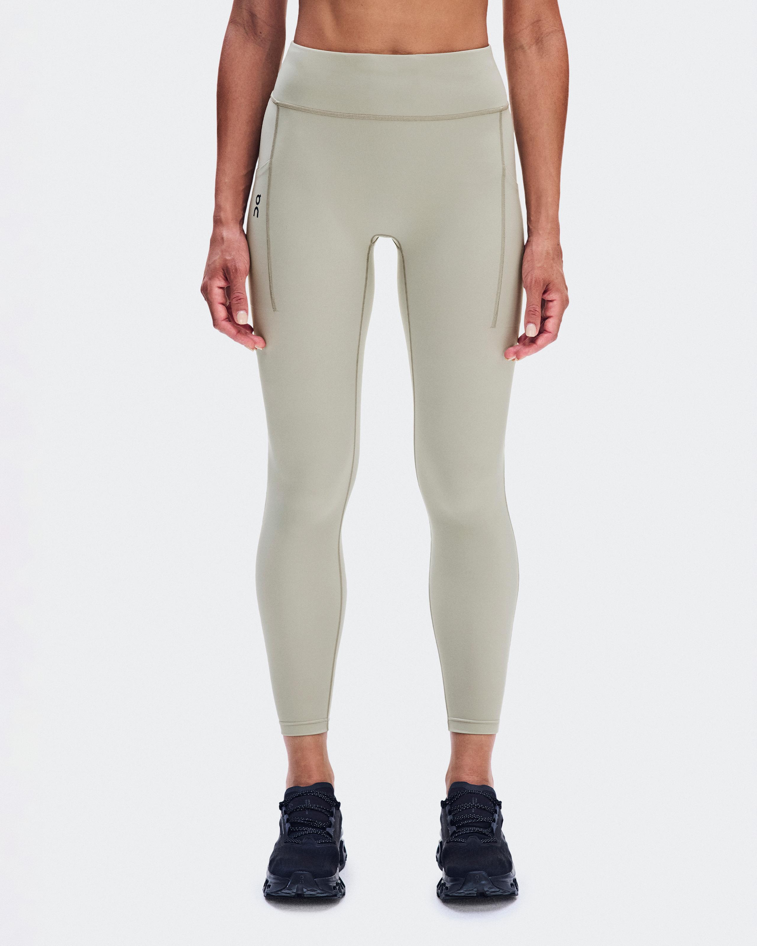 Женские беговые тайтсы On Performance Tights 7/8, Brume — фото 2