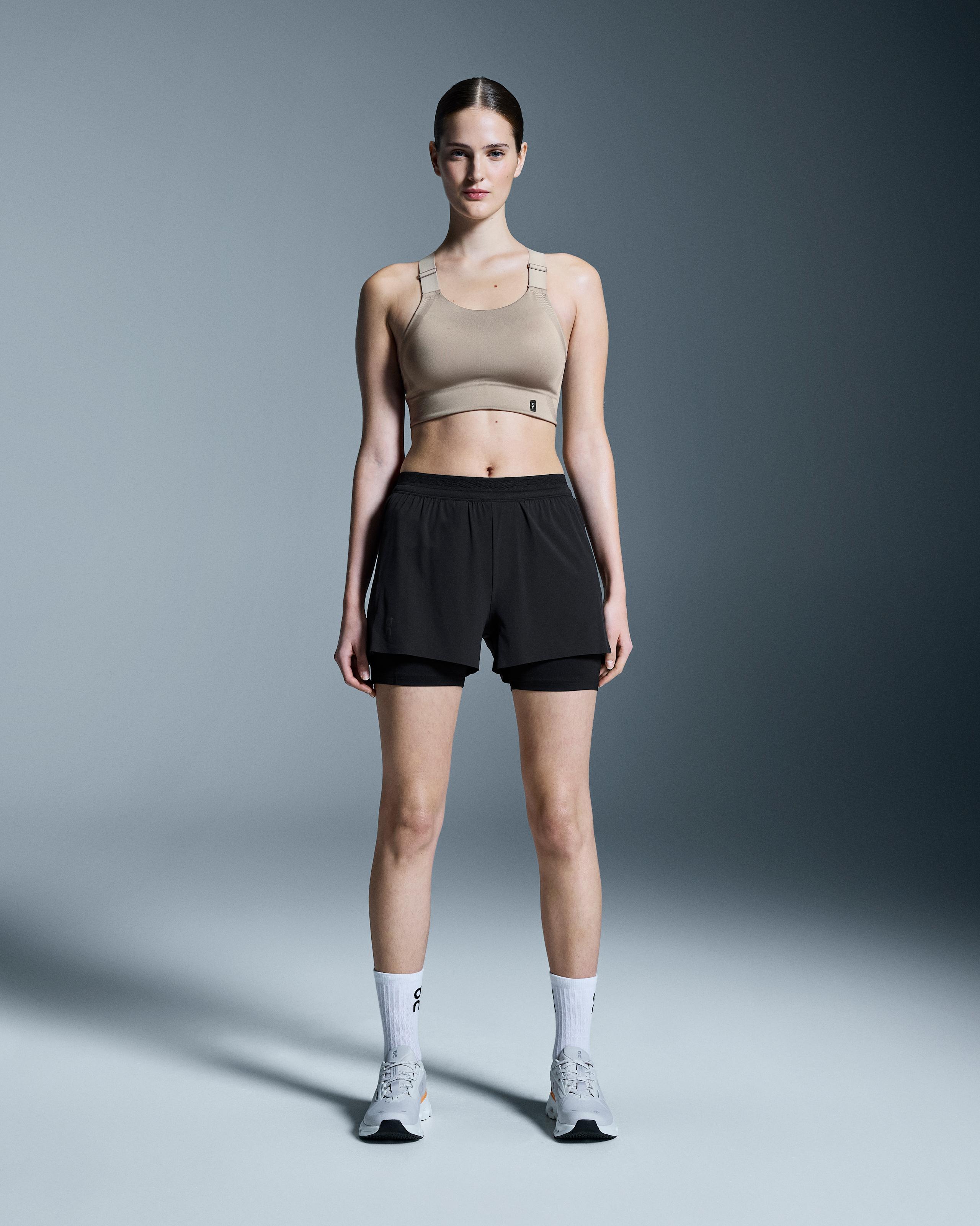 3" Performance 2/1 Shorts Black