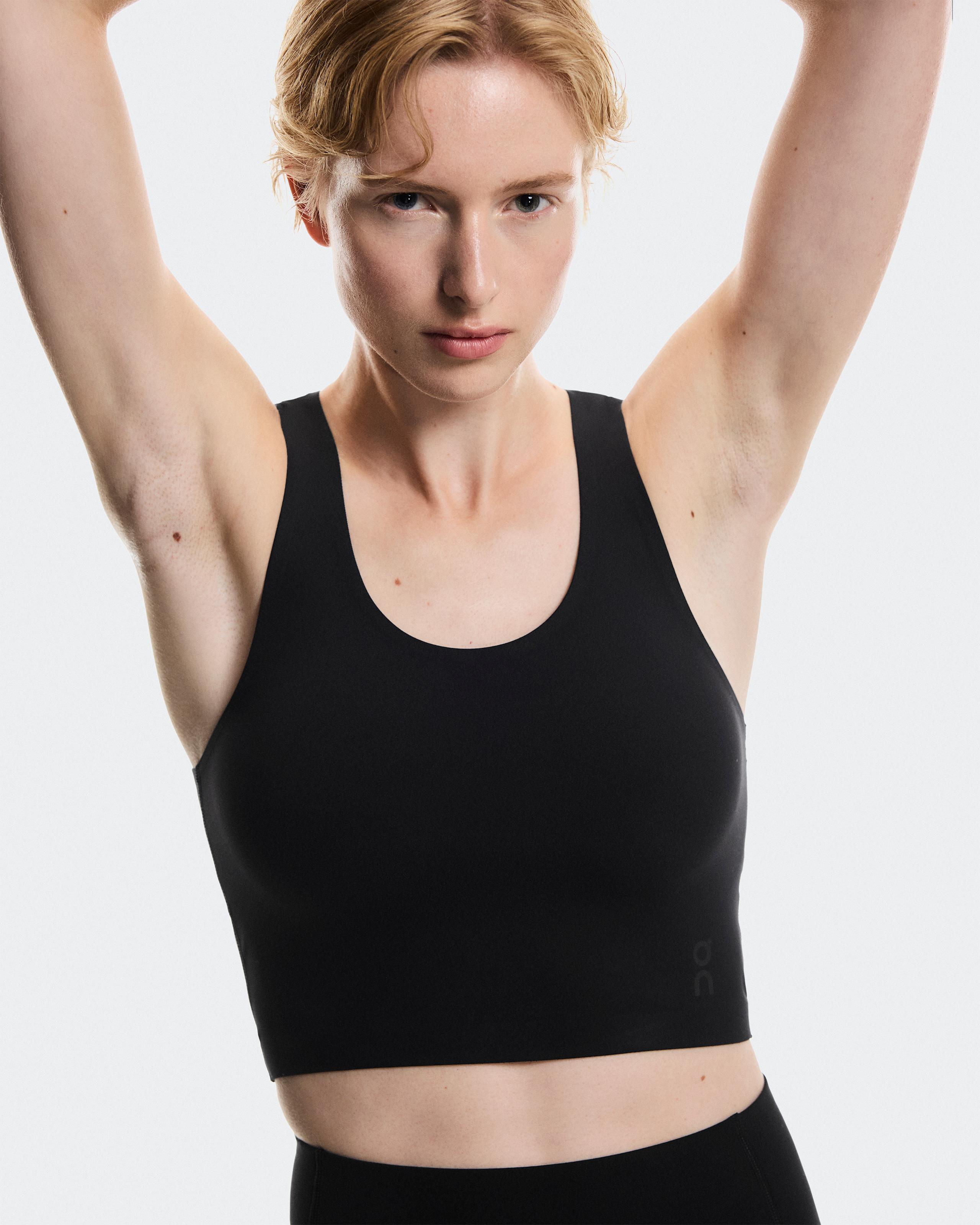 Женский топ On Studio Open Back Crop, Black — фото 3