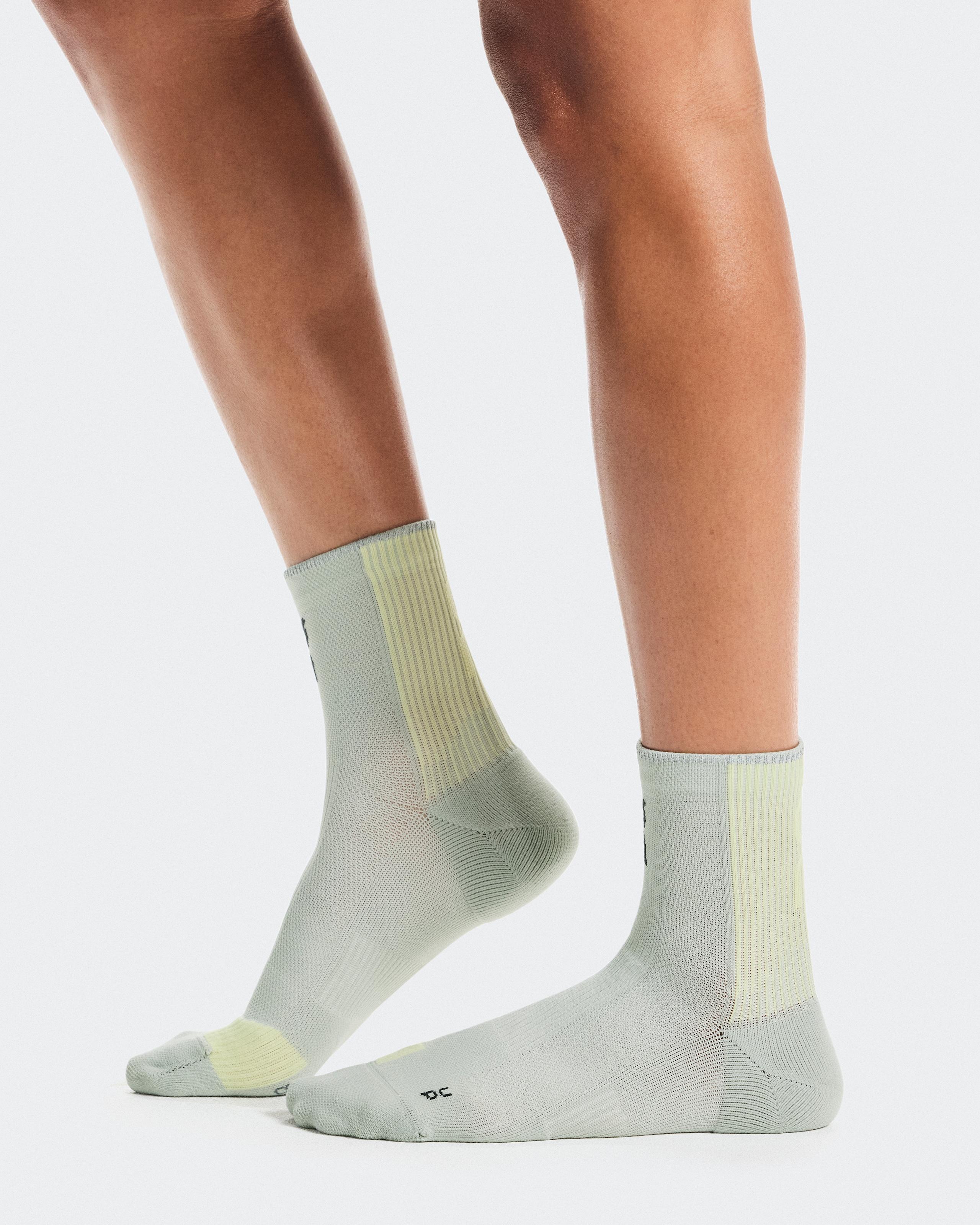 Носки Performance Run Sock Mid, Tin / Lemonade — фото 2