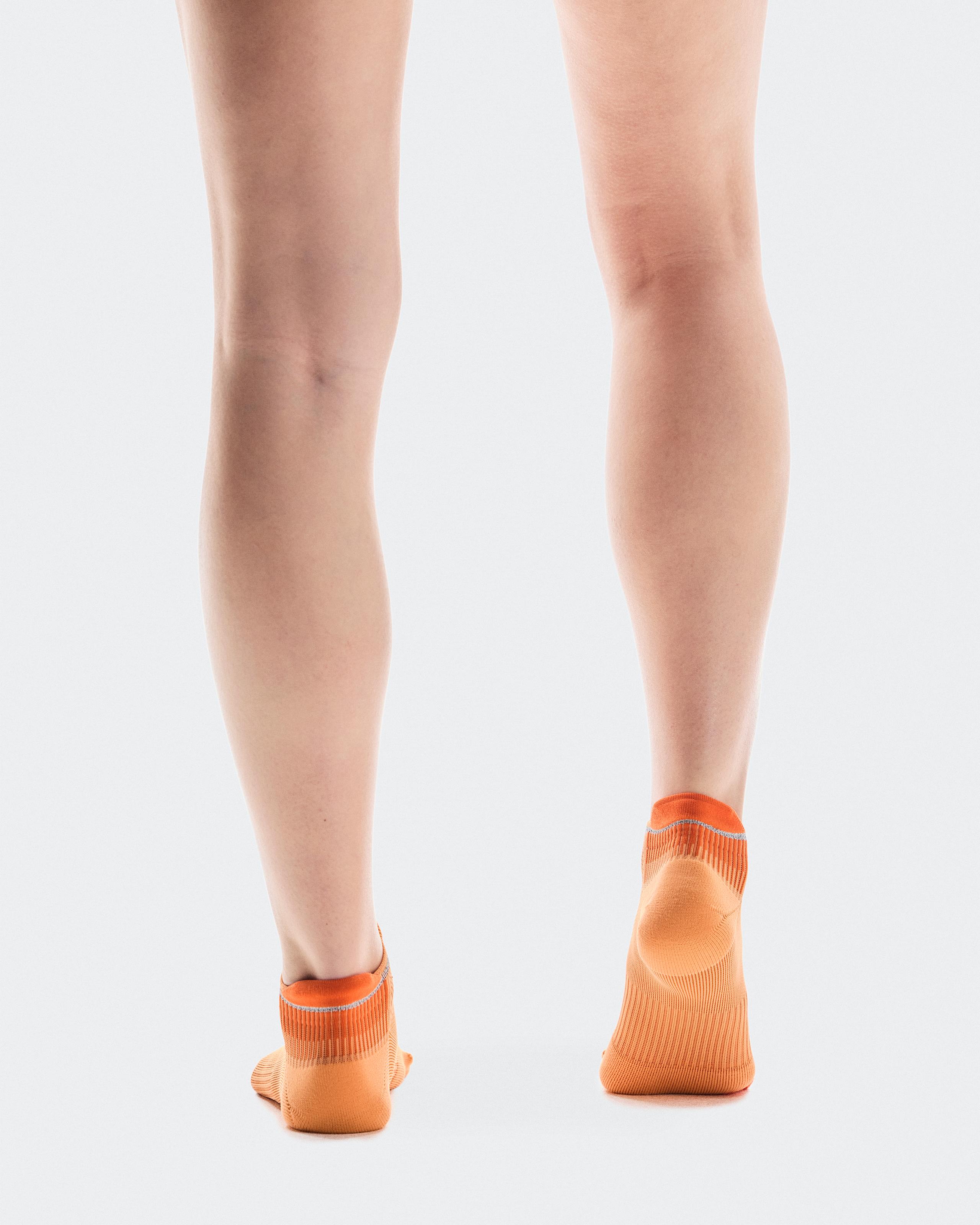 Носки Performance Run Sock Low, Tangerine / Flame — фото 3