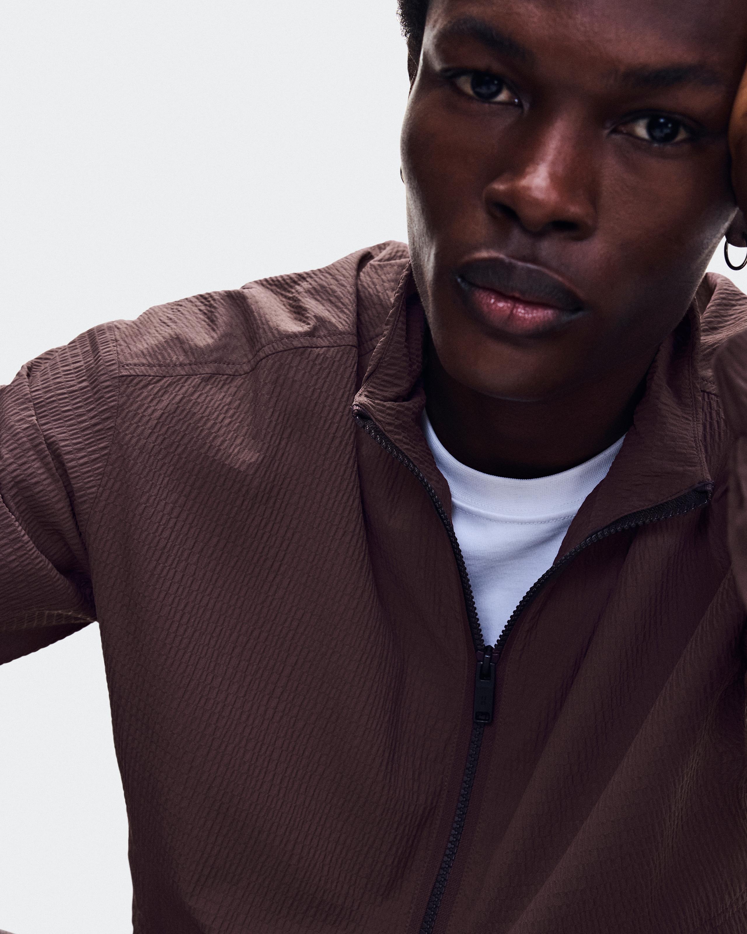 Мужская куртка On Courtside 1/2 Zip Eaze, Mulberry — фото 7