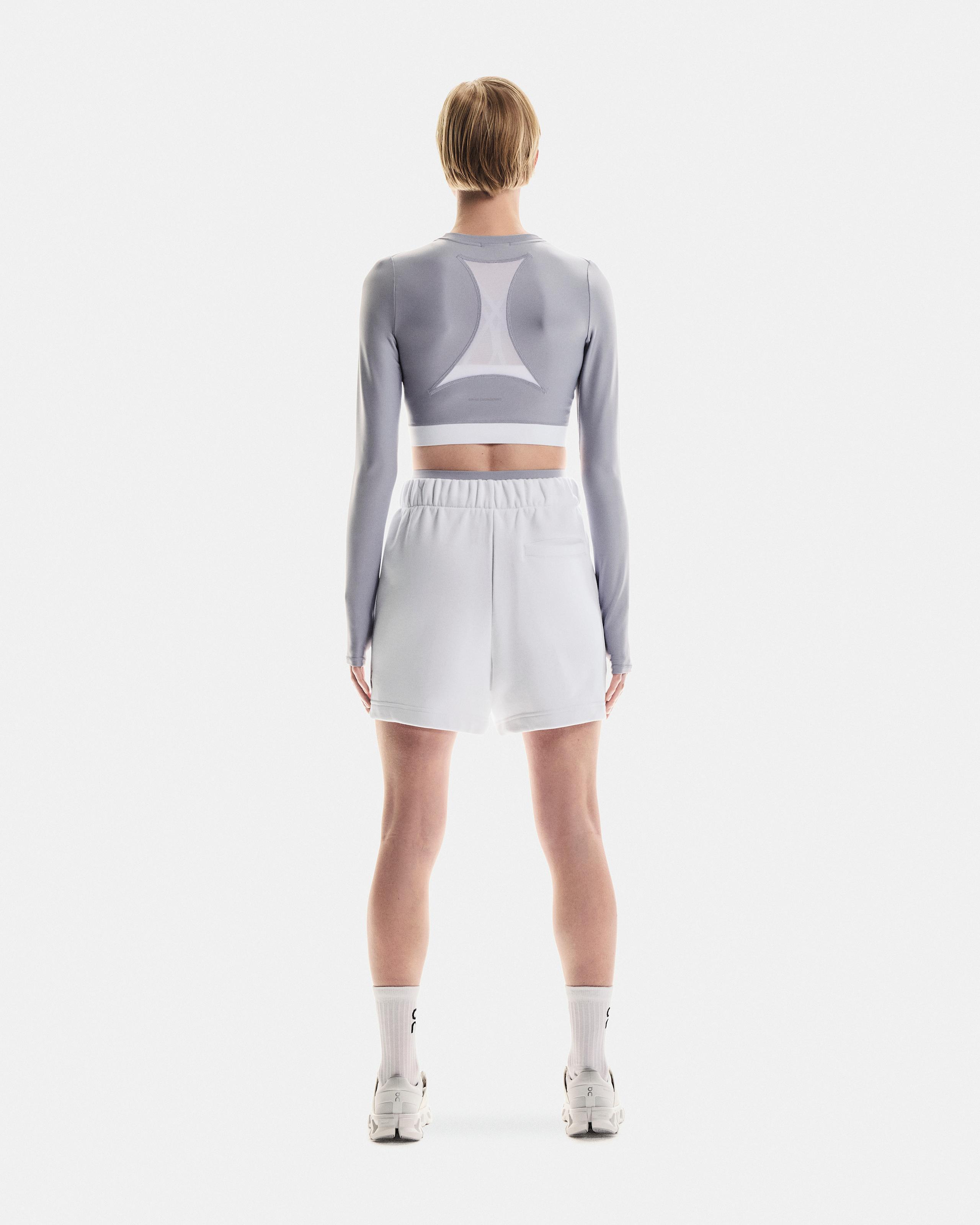 Женский лонгслив On Train Long Sleeve Crop, Lilac — фото 2