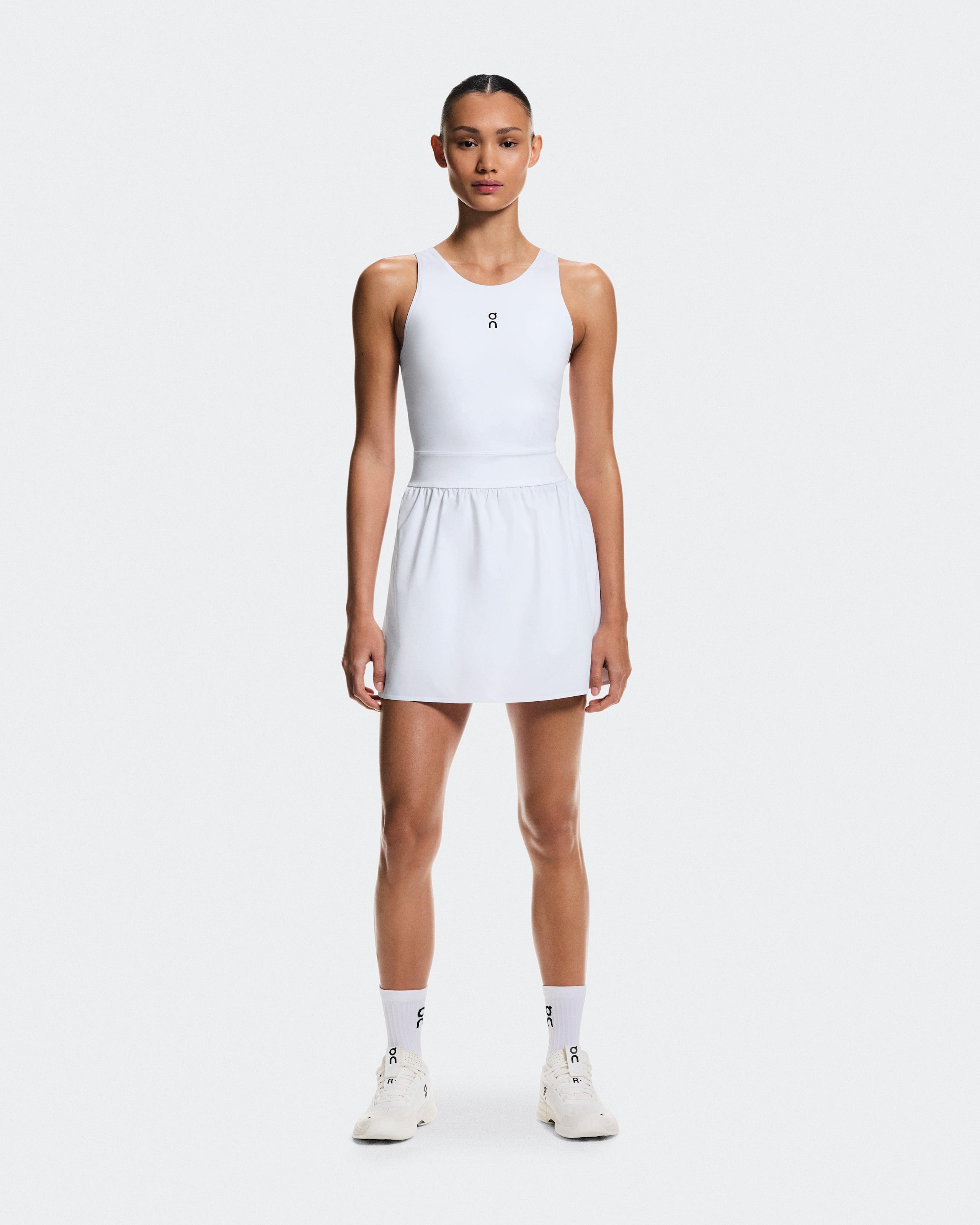 Court Dress Split White