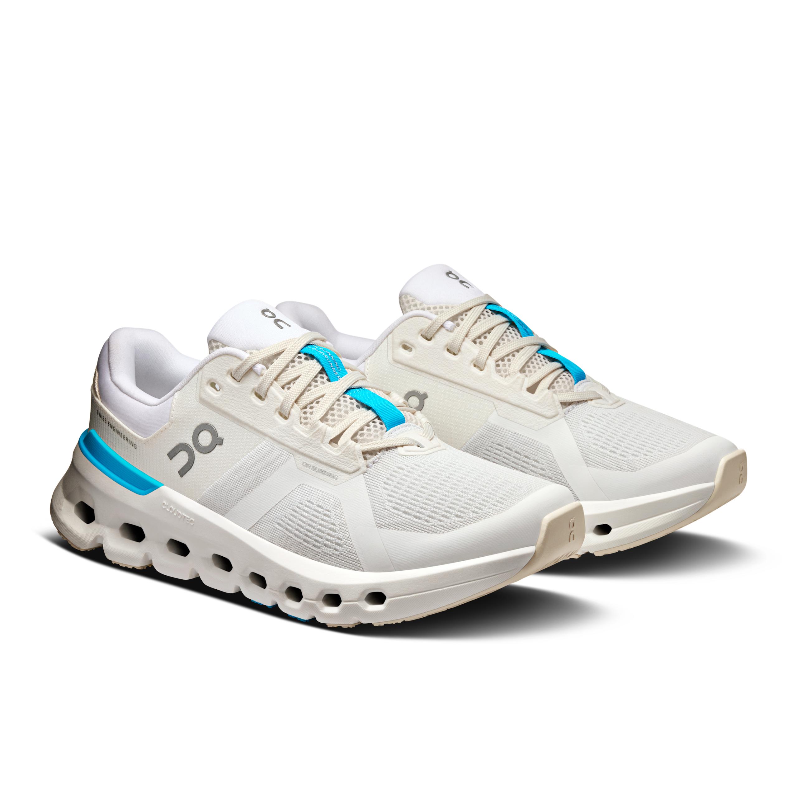 Кроссовки On Cloudrunner 2 женские, белые с дымчато-голубым — фото 6