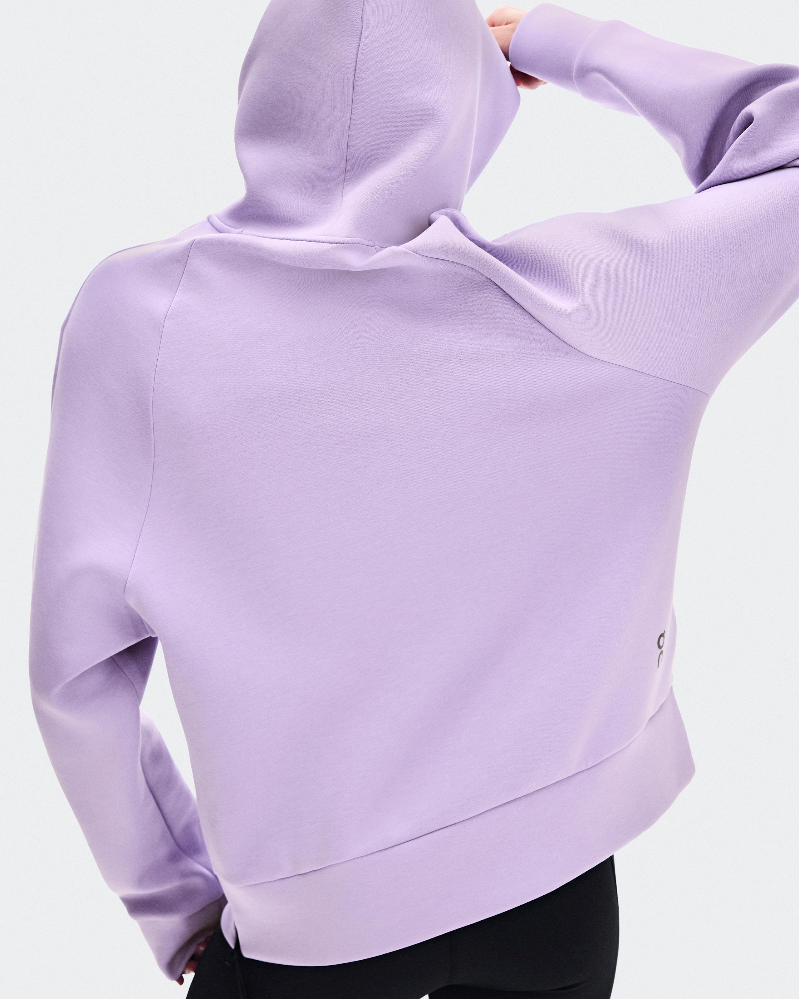 Худи On Focus Tech Hoodie женское, розовый (Bloom) — фото 6