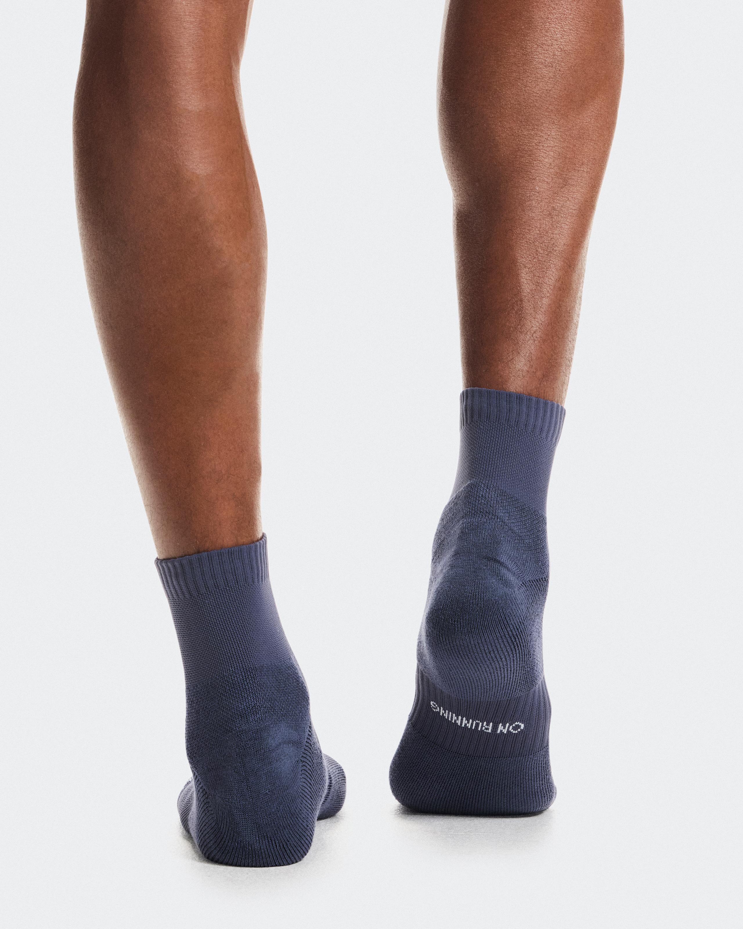 Носки Core Run Sock Mid 2P, морской синий/кремнистый серый — фото 3