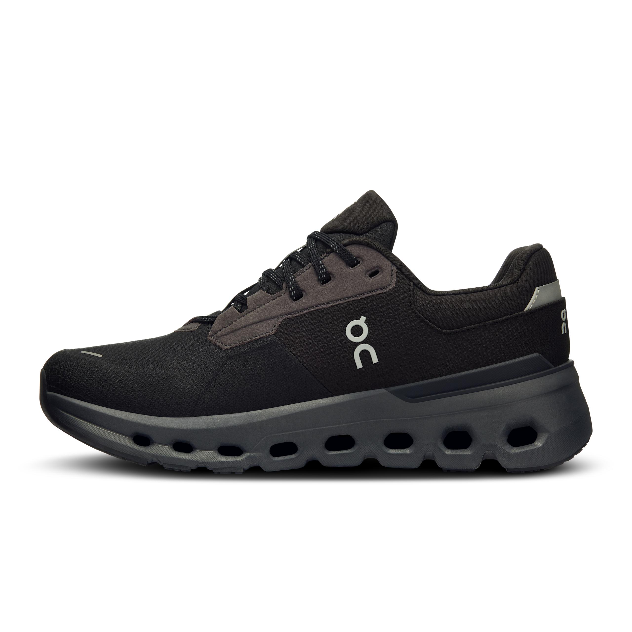 Кроссовки On Cloudrunner 2 Waterproof женские, тёмно-серые с чёрным — фото 4
