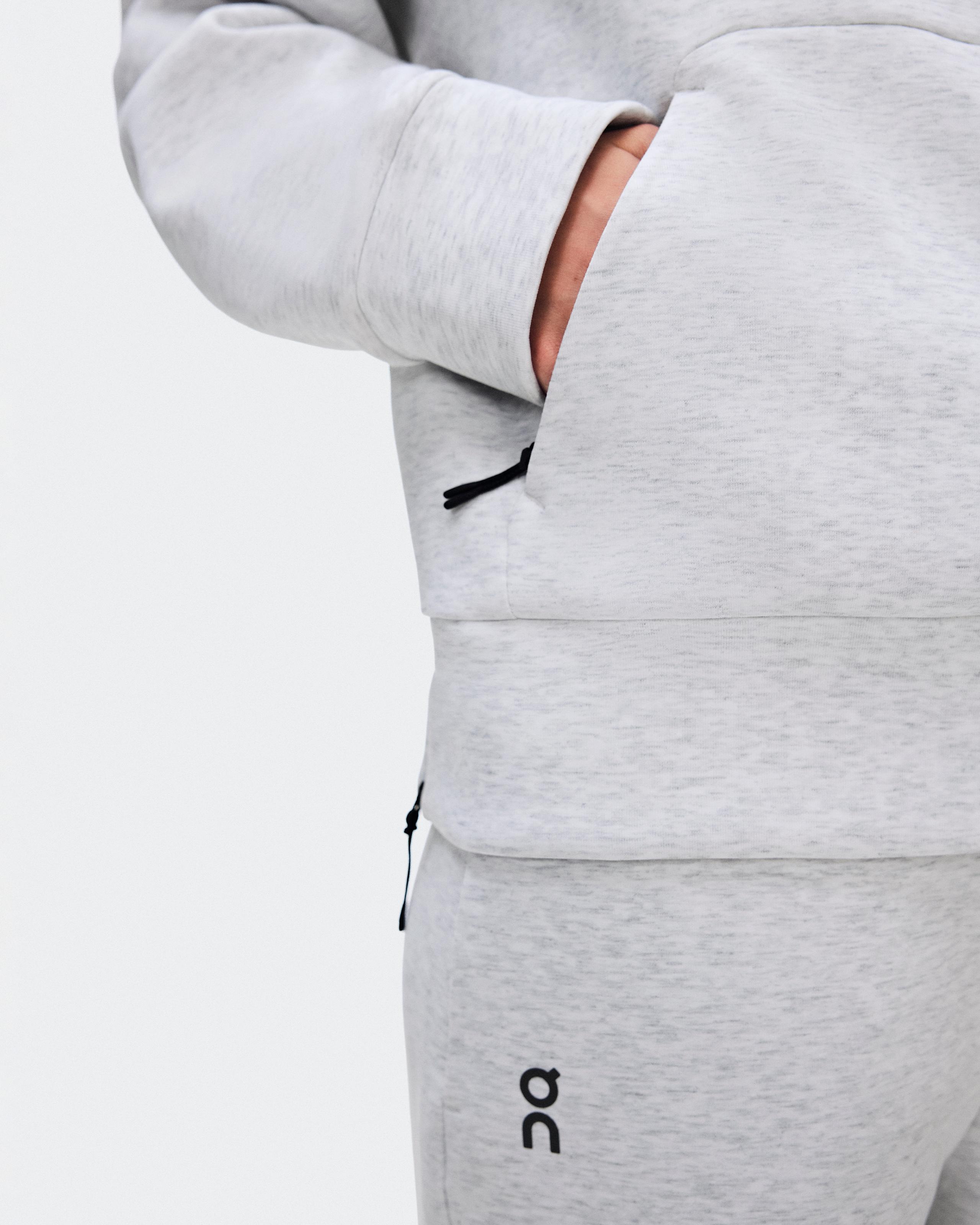 Худи On Focus Tech Hoodie женское, серо-коричневый (Crater) — фото 8