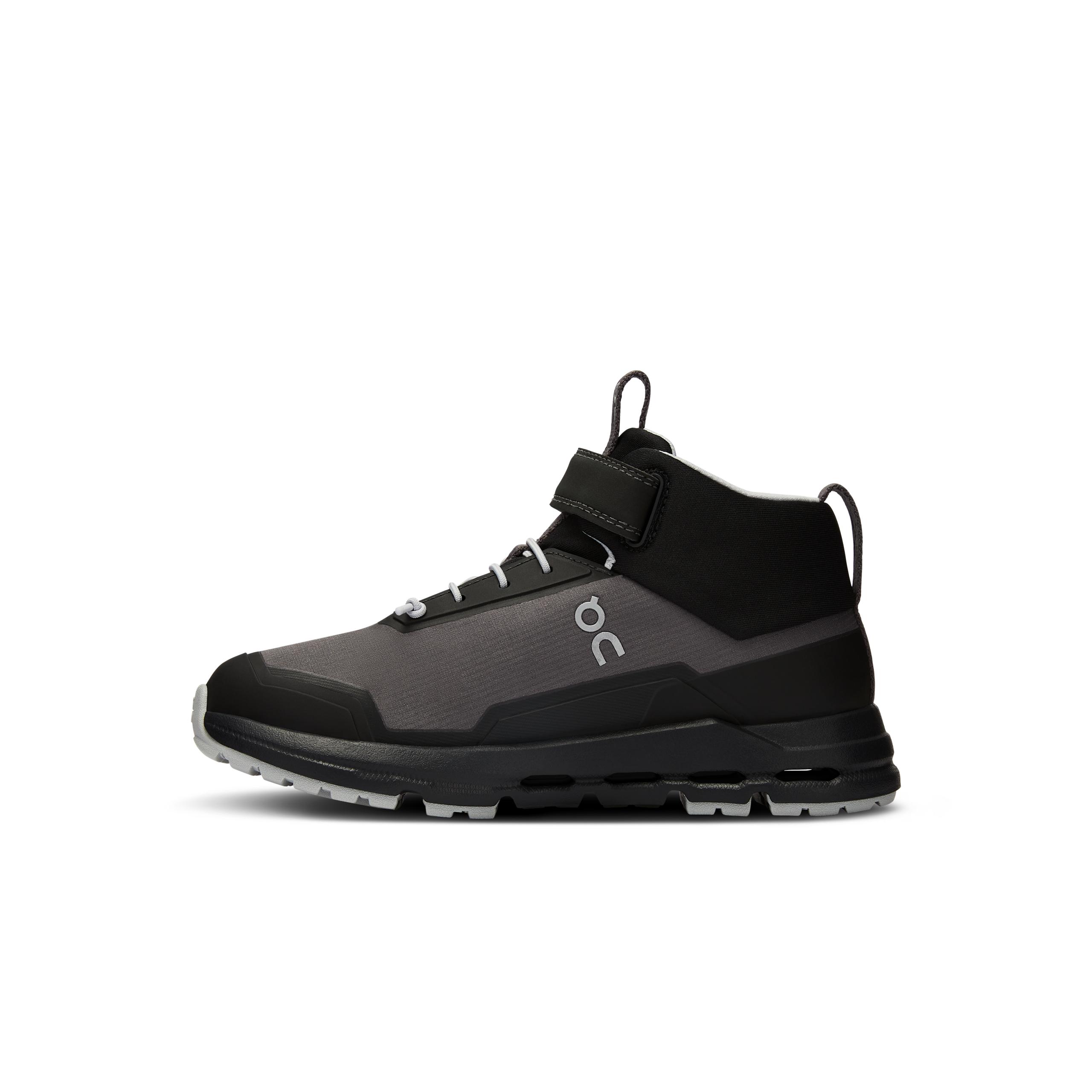 Кроссовки On Cloudhero Mid Waterproof, графитовые с чёрным — фото 4