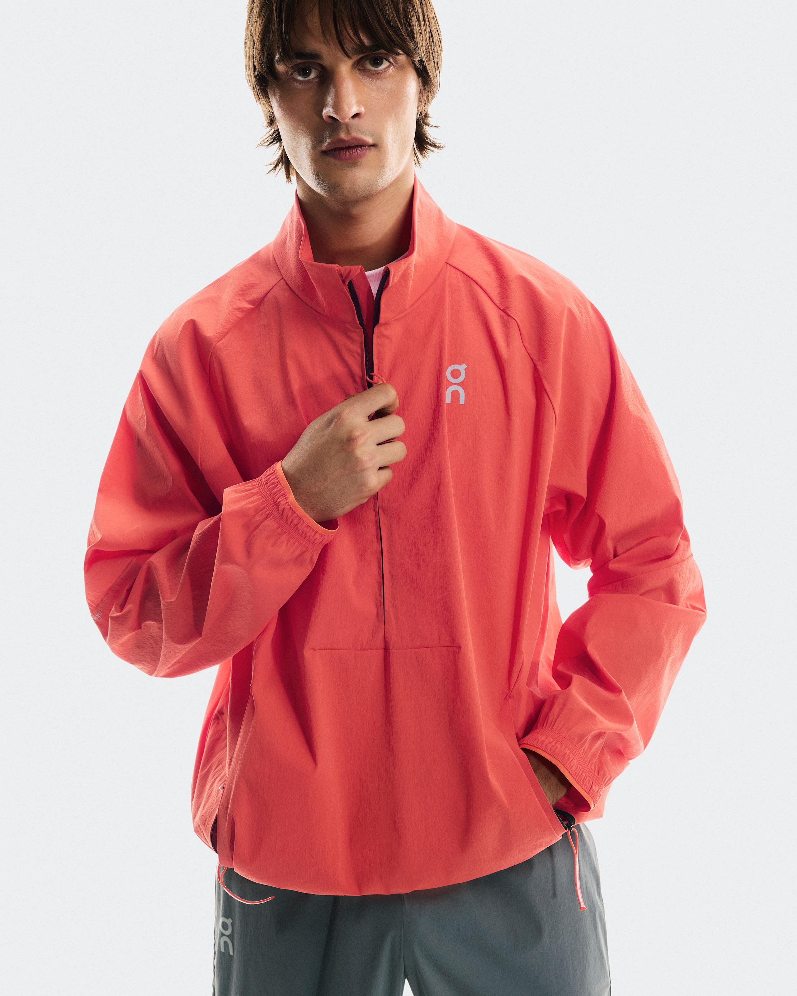 Мужская куртка All-Day 1/2 Zip Jacket, коралловая — фото 3
