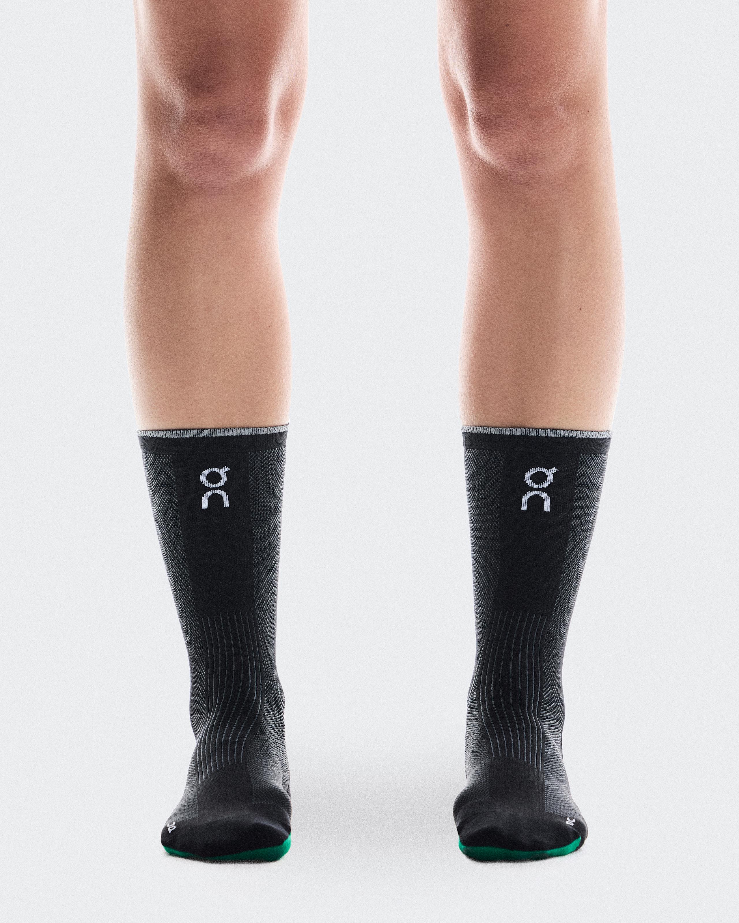 Elite Run Sock High Black | Magnet
