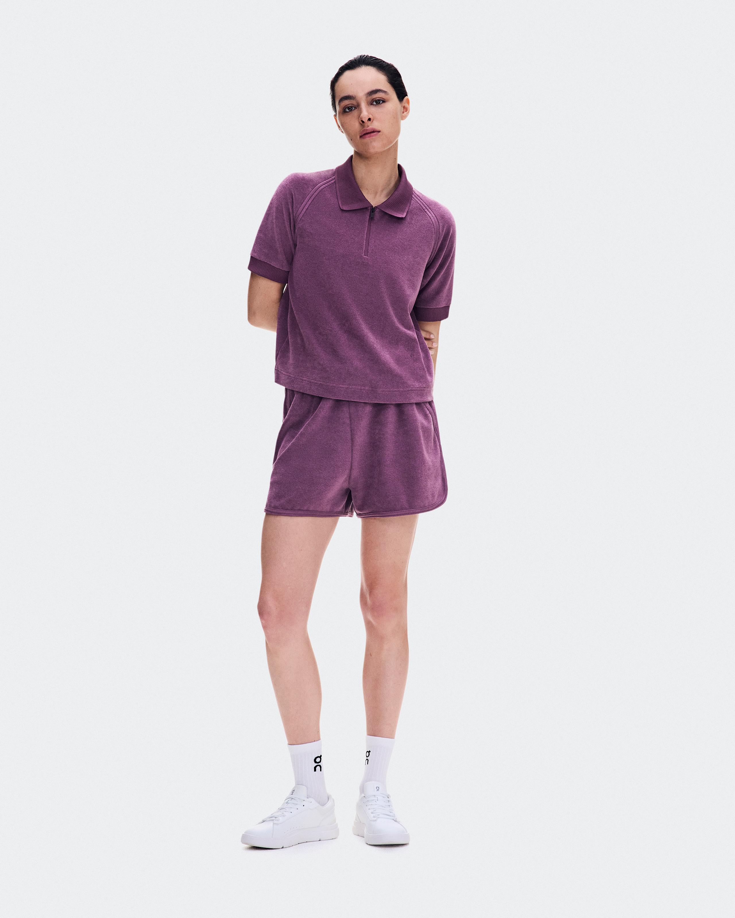 Courtside Polo Terry Cassis