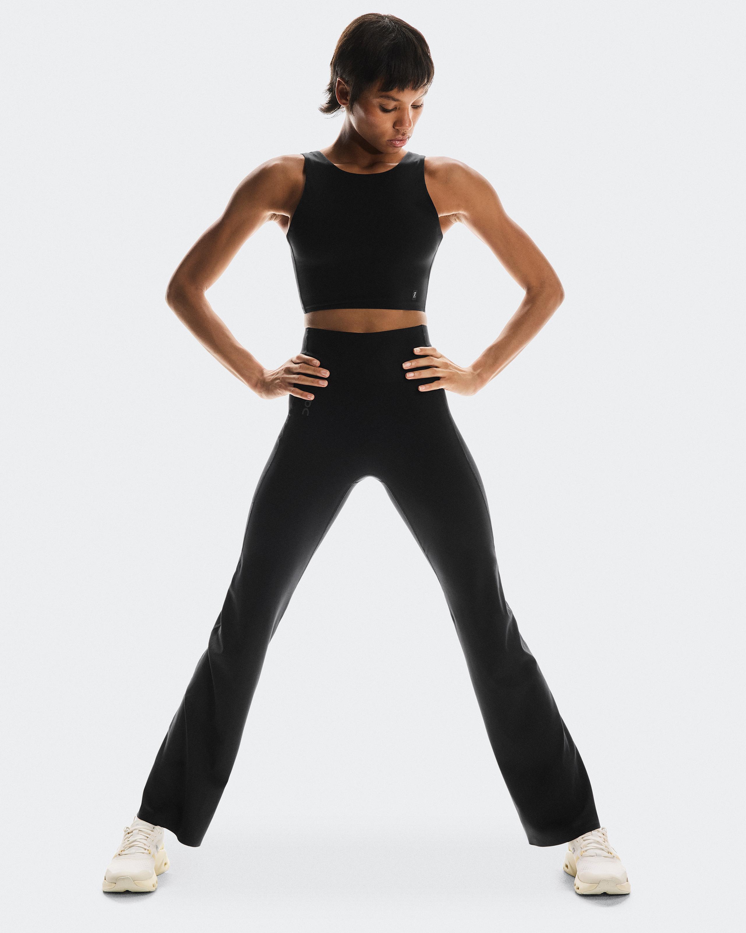 Женские леггинсы On Studio Leggings Flared, Black — фото 6